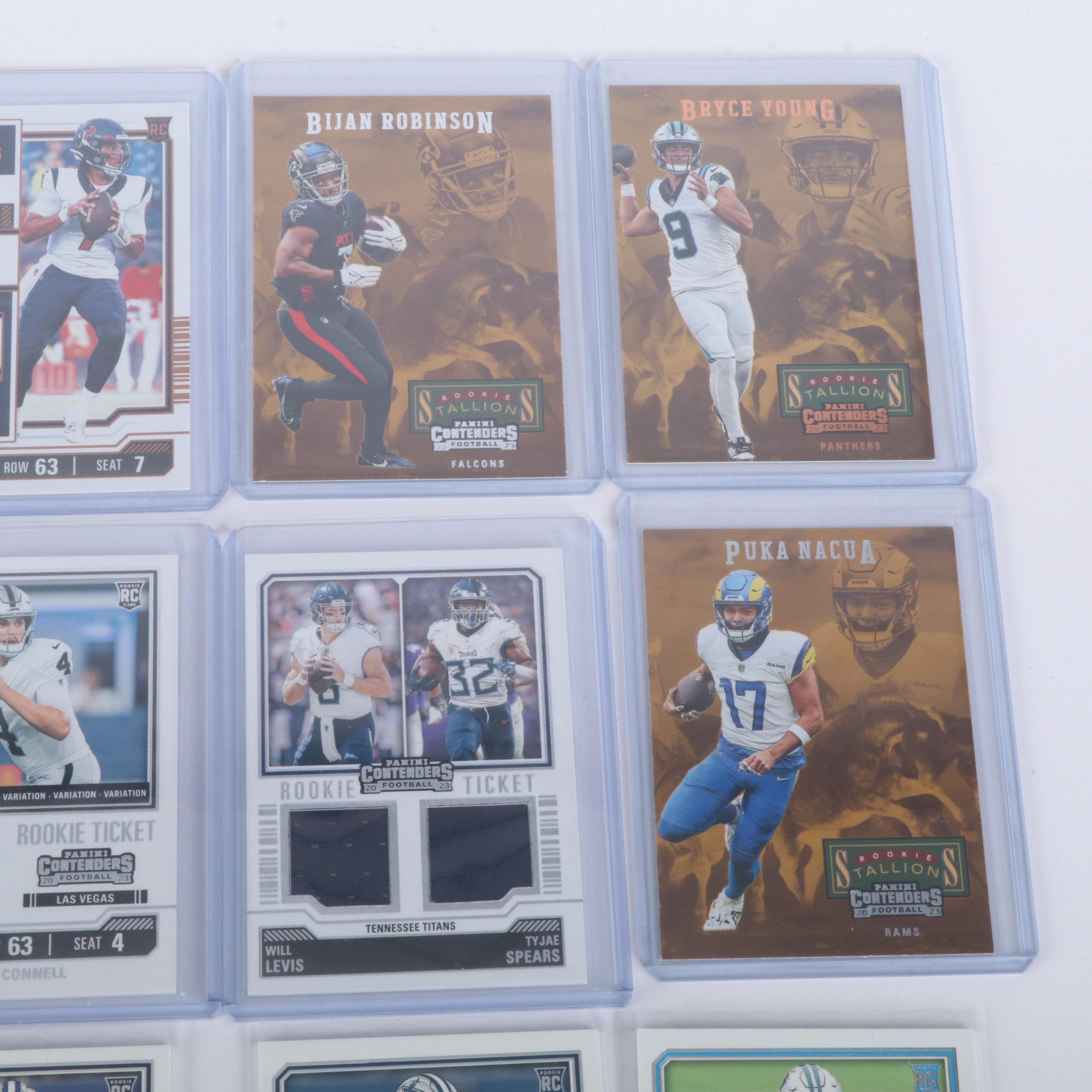 2023 Contenders Football Relic, Signed, and Rookie Cards with More