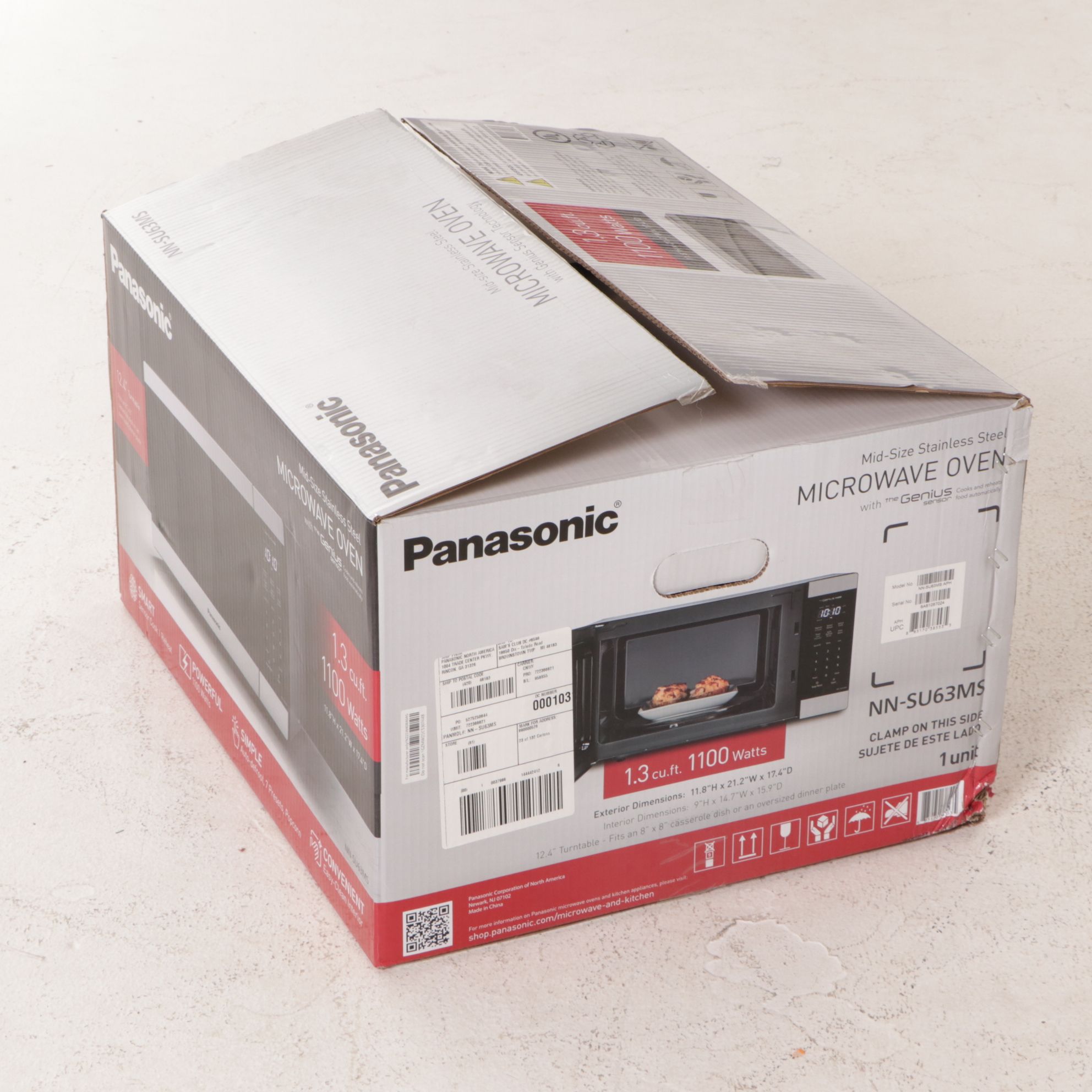 Panasonic 1.3 Cu. Ft. Tabletop Microwave Oven