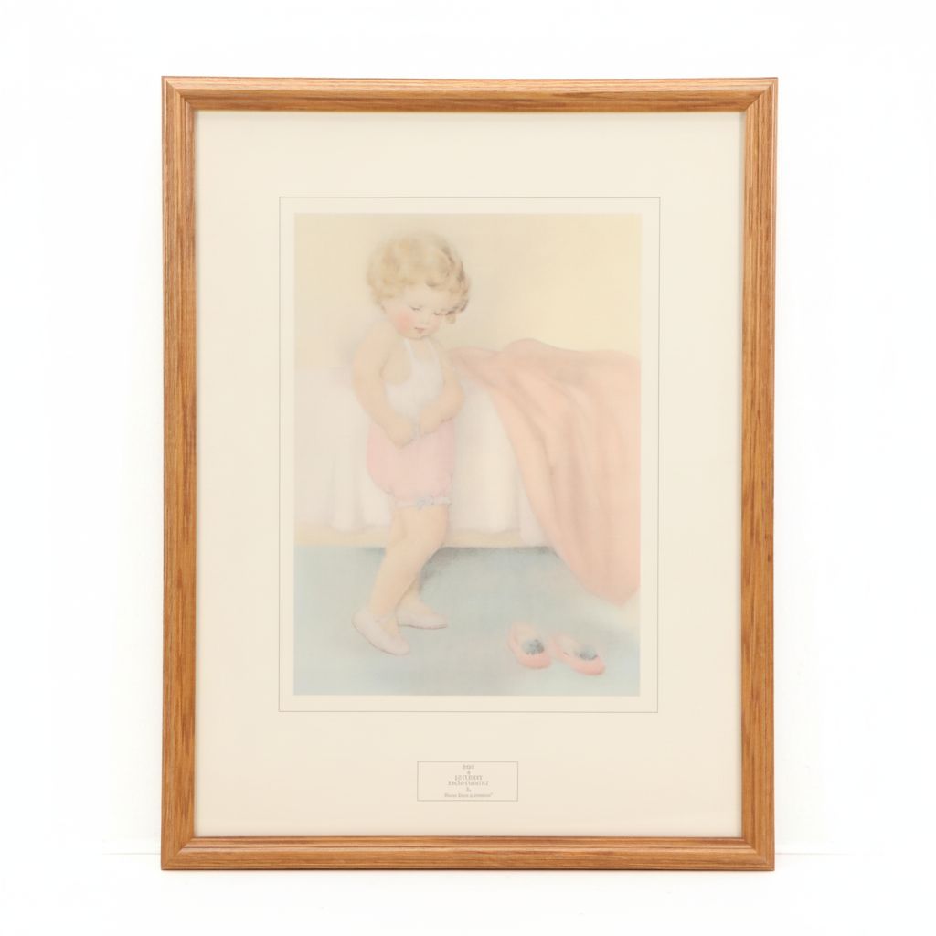 Offset Lithograph After Bessie Pease Gutmann "Just A Little Bit Independent"