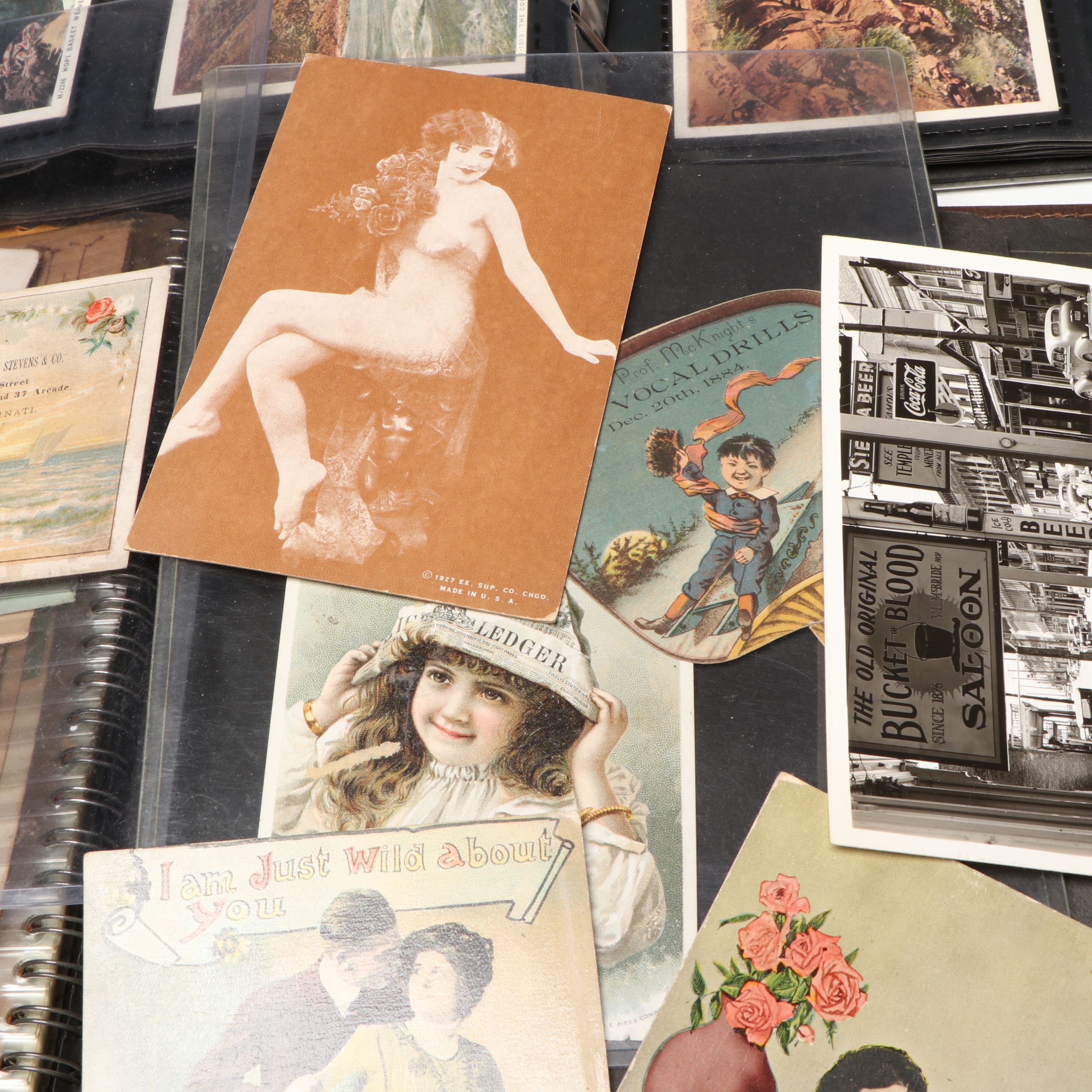 Valentine's Day, Christmas with Other Postcards, Advertisements and More