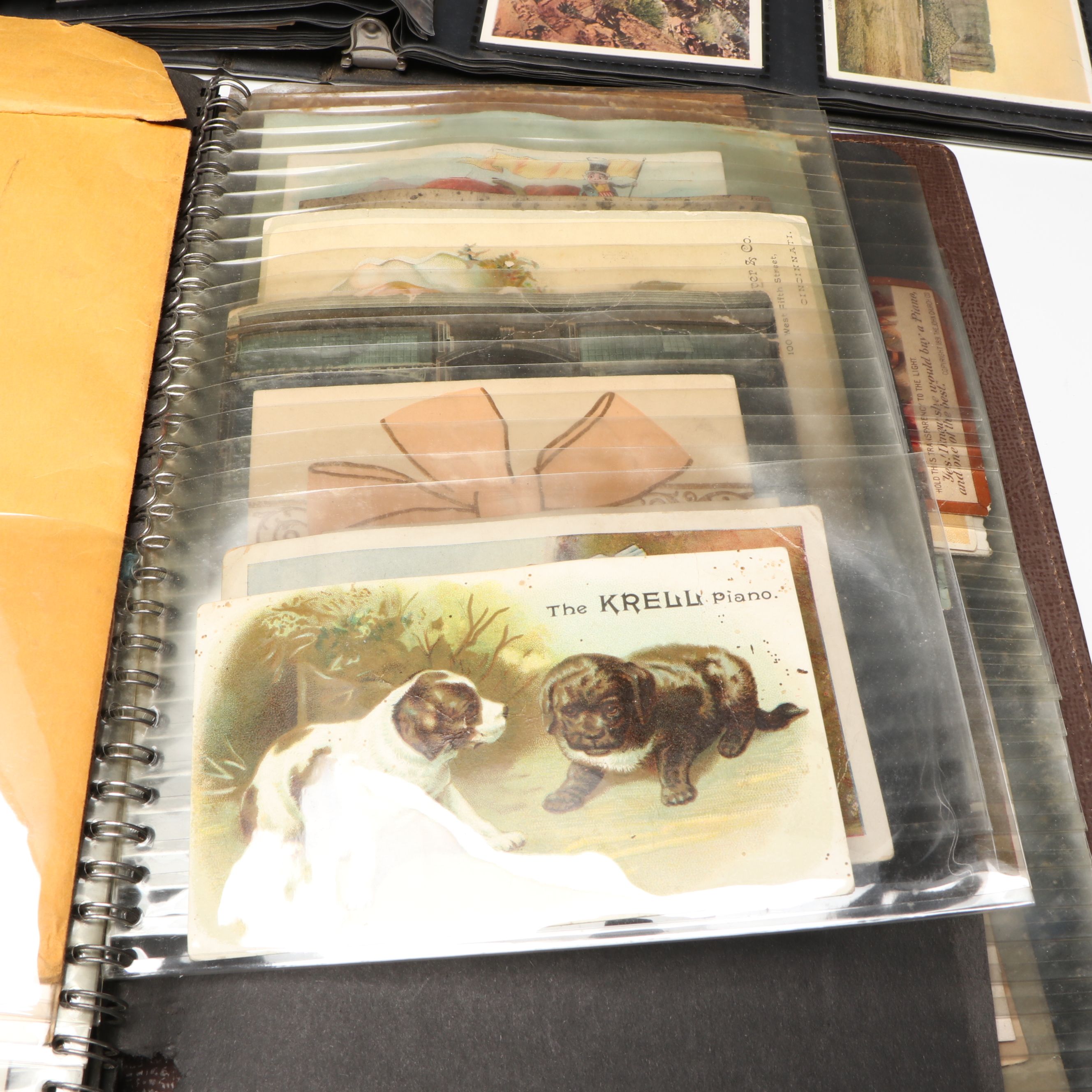 Valentine's Day, Christmas with Other Postcards, Advertisements and More