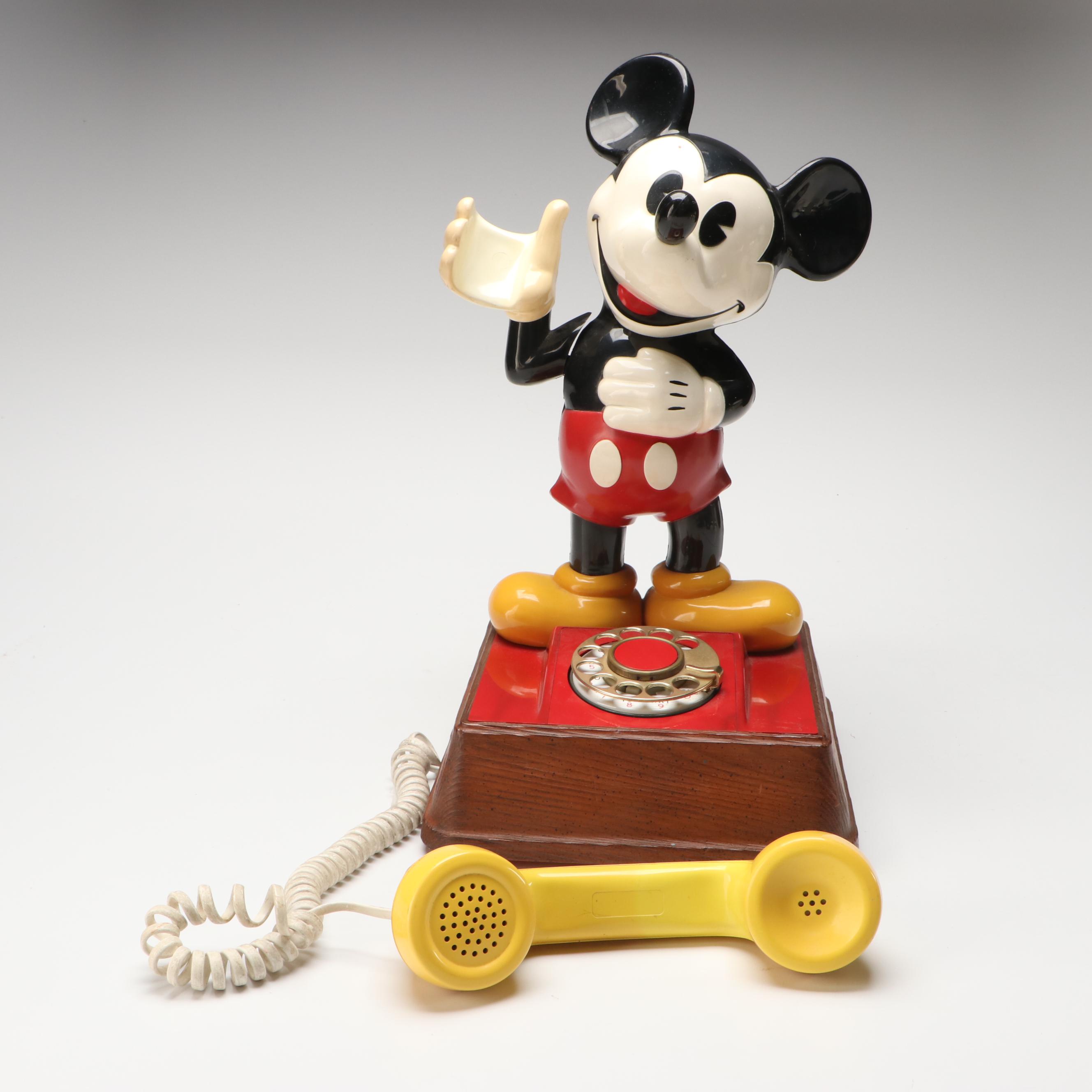 Walt Disney "The Mickey Mouse Phone" Rotary Dial Telephone, 1976