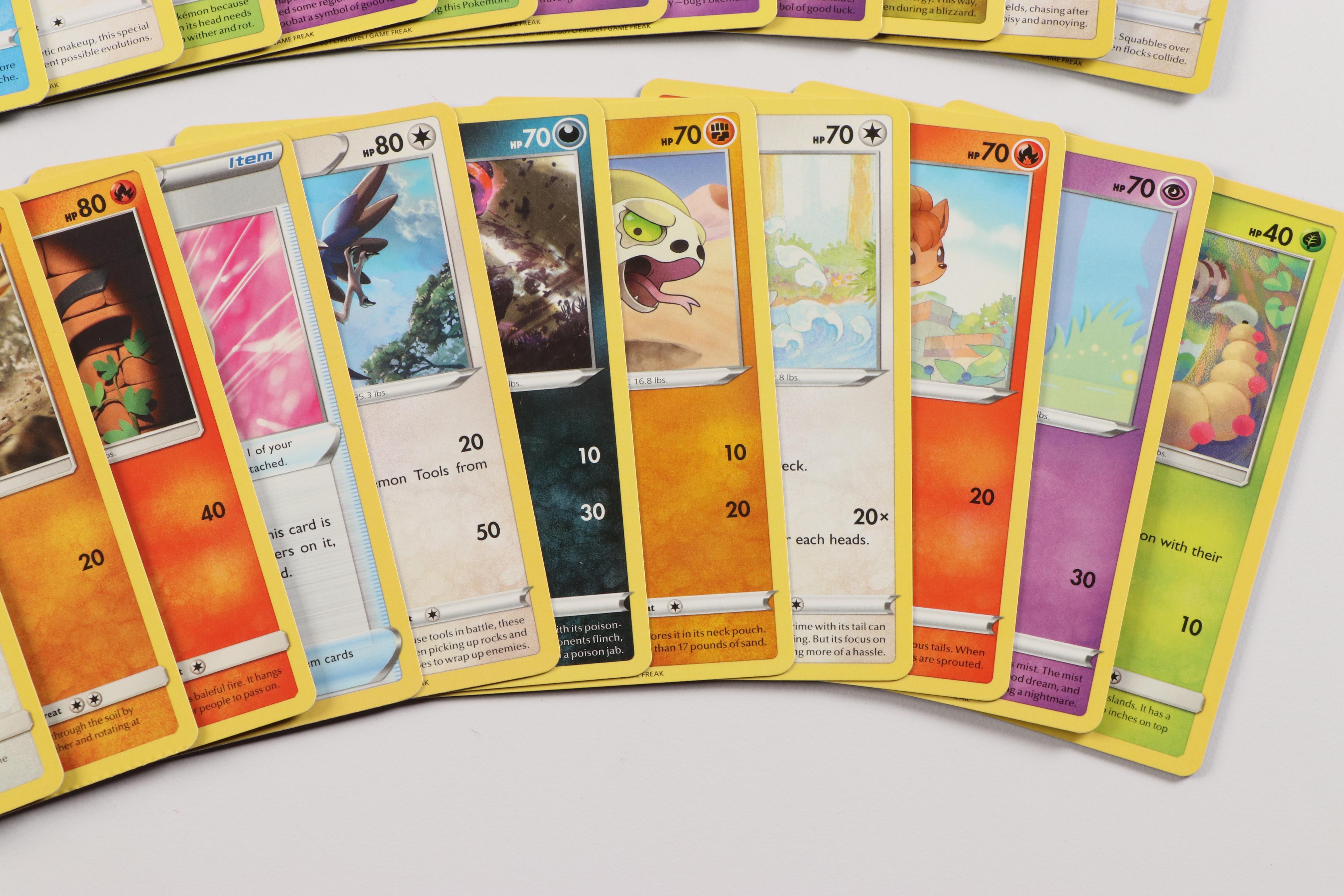 Pokémon Trading Cards in Album and Storage Boxes Including Charizard and More