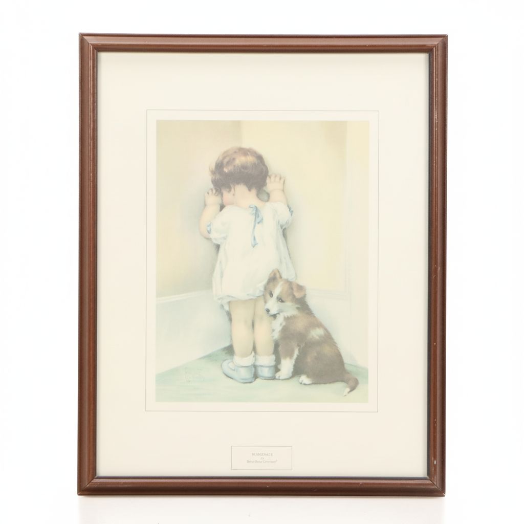 Offset Lithograph After Bessie Pease Gutmann "In Disgrace"