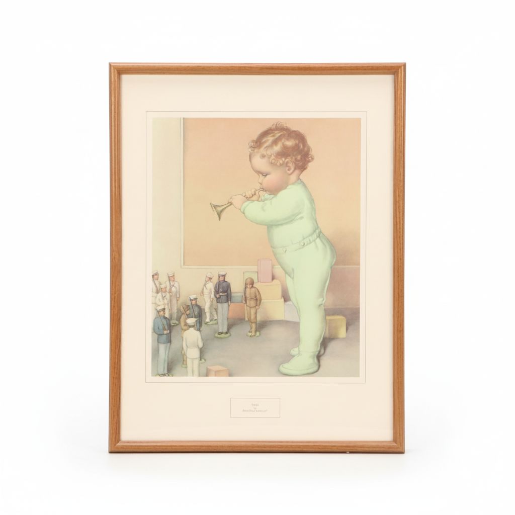 Offset Lithograph After Bessie Pease Gutmann "Taps," 20th Century