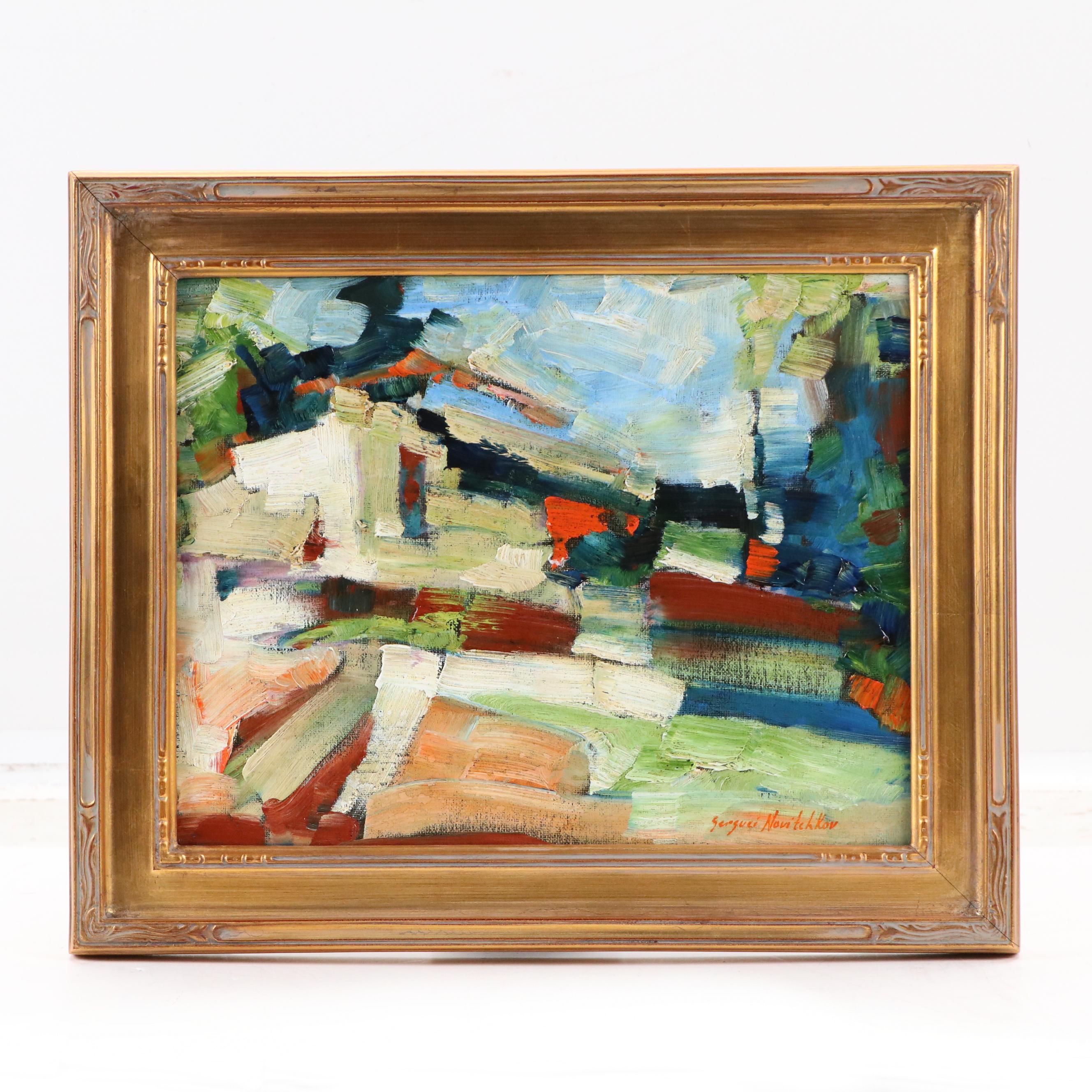 Serguei Novitchkov Oil Painting "Personification of Nature," 21st Century