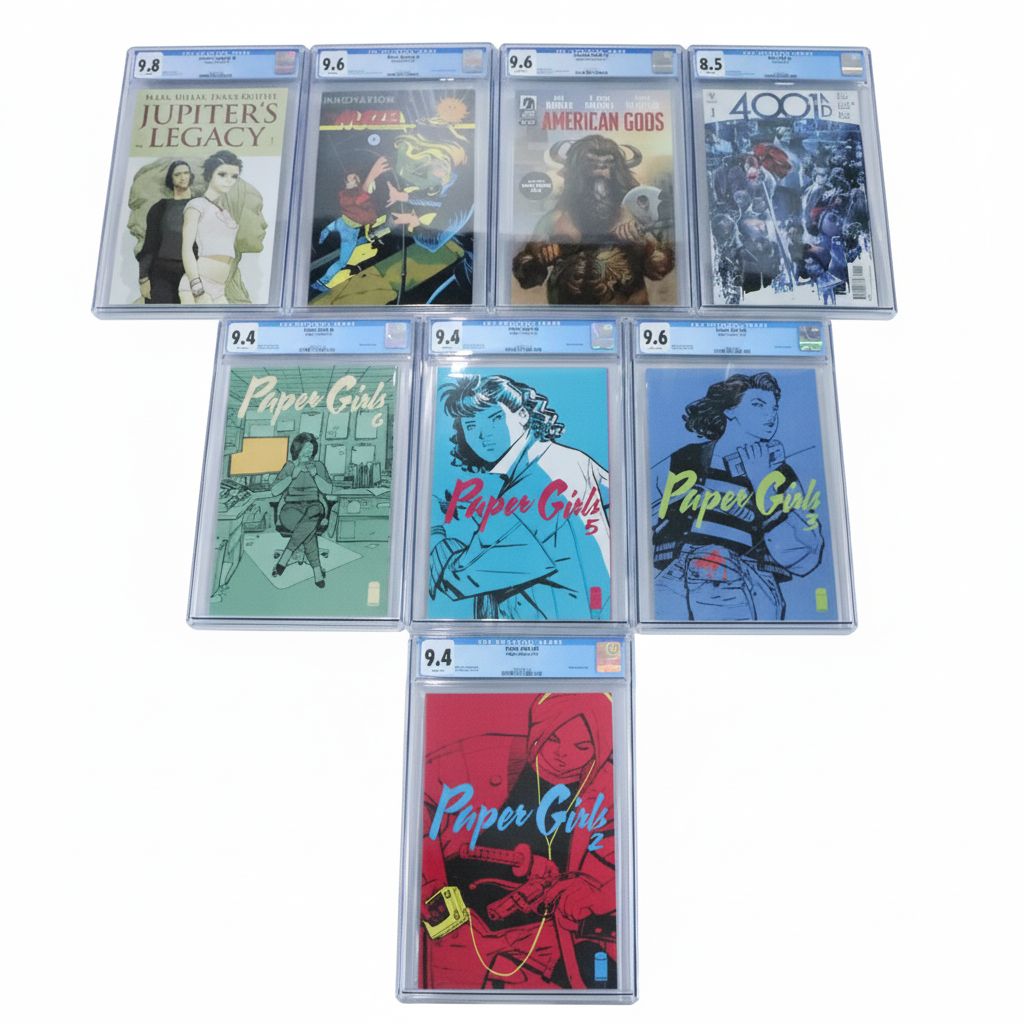 "Jupiter's Legacy" #1, "American Gods" #1 and More Modern Age Graded Comic Books