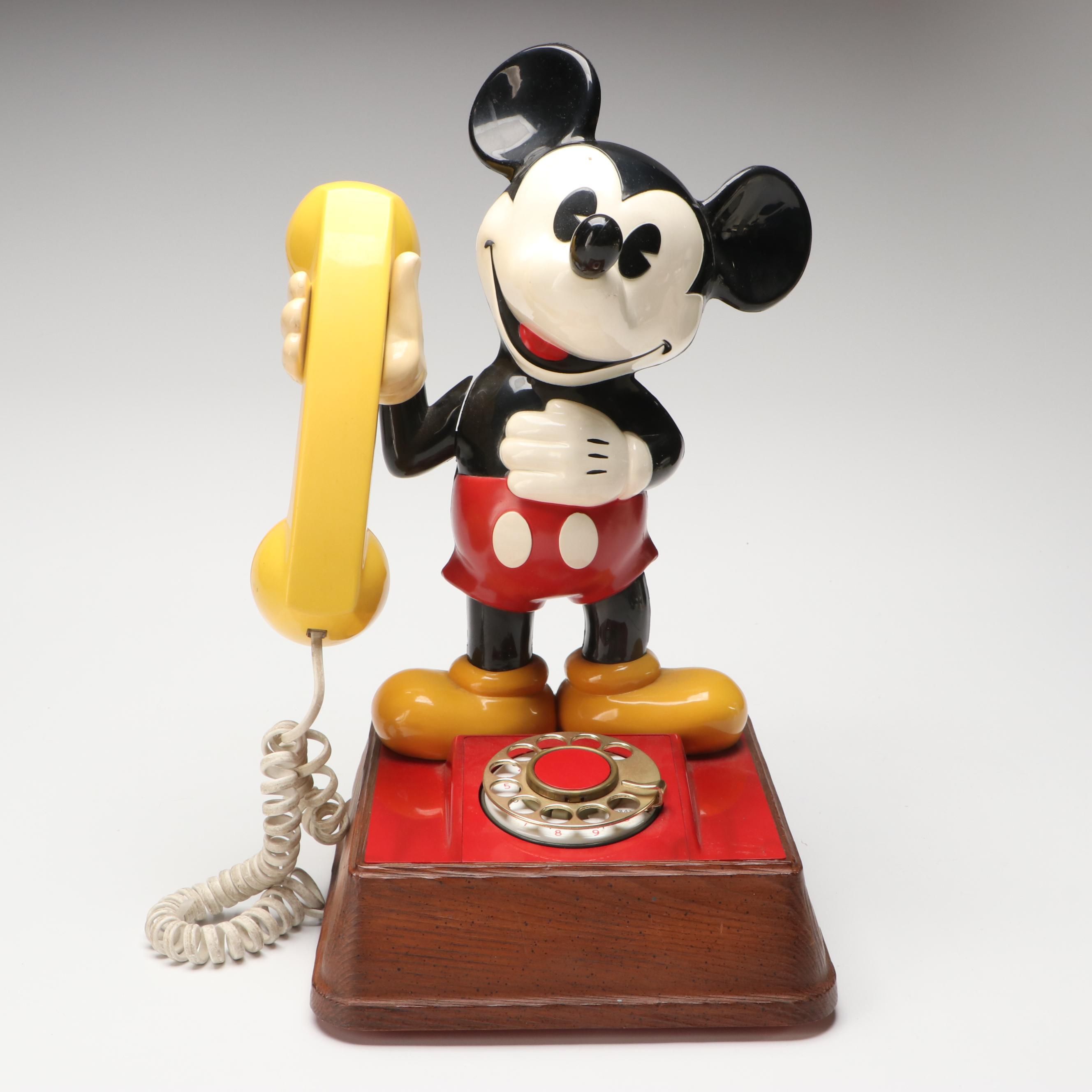 Walt Disney "The Mickey Mouse Phone" Rotary Dial Telephone, 1976