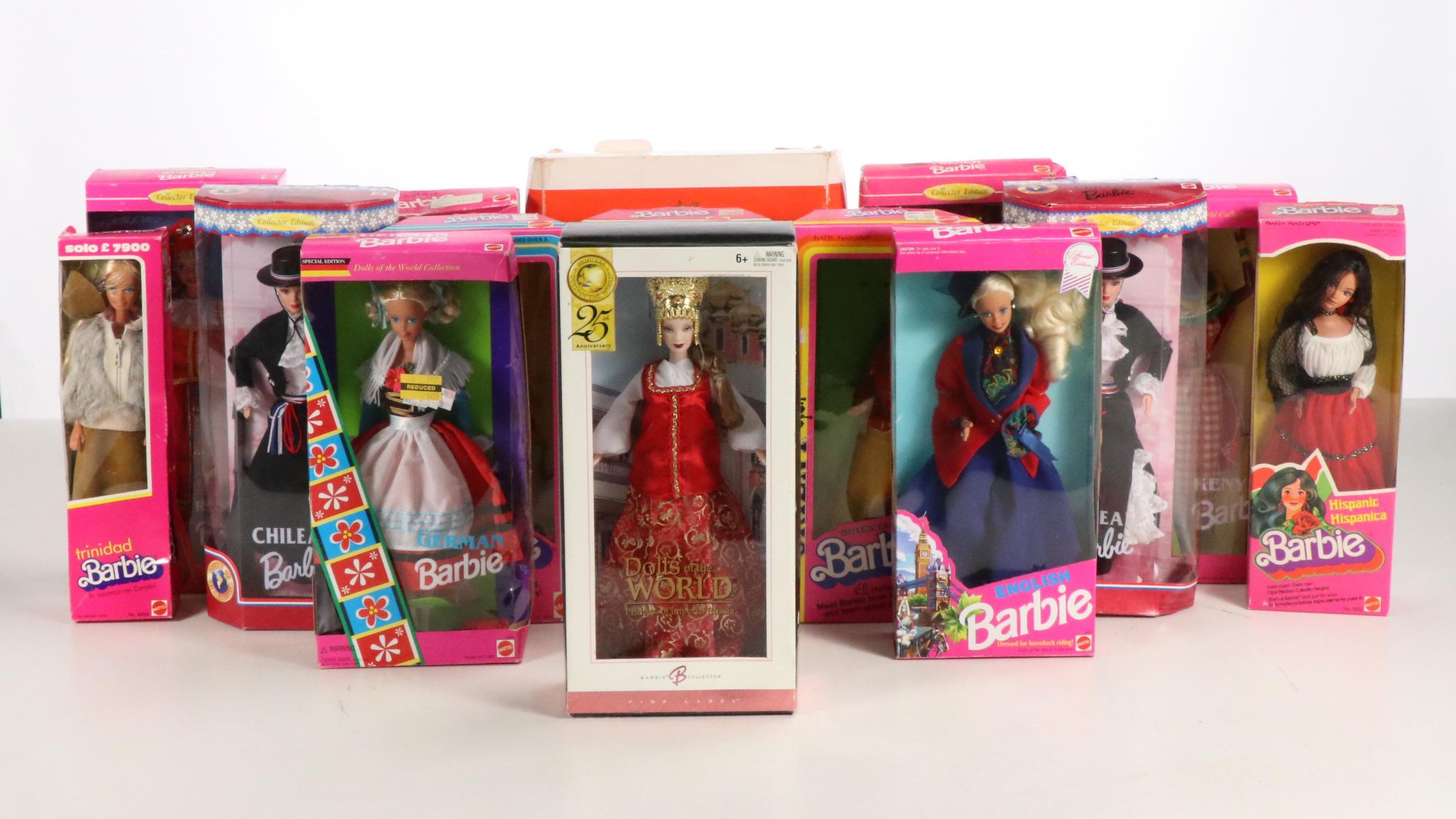 Barbie "Happy New Year", "Chilean", "Scottish" and More Barbie Dolls