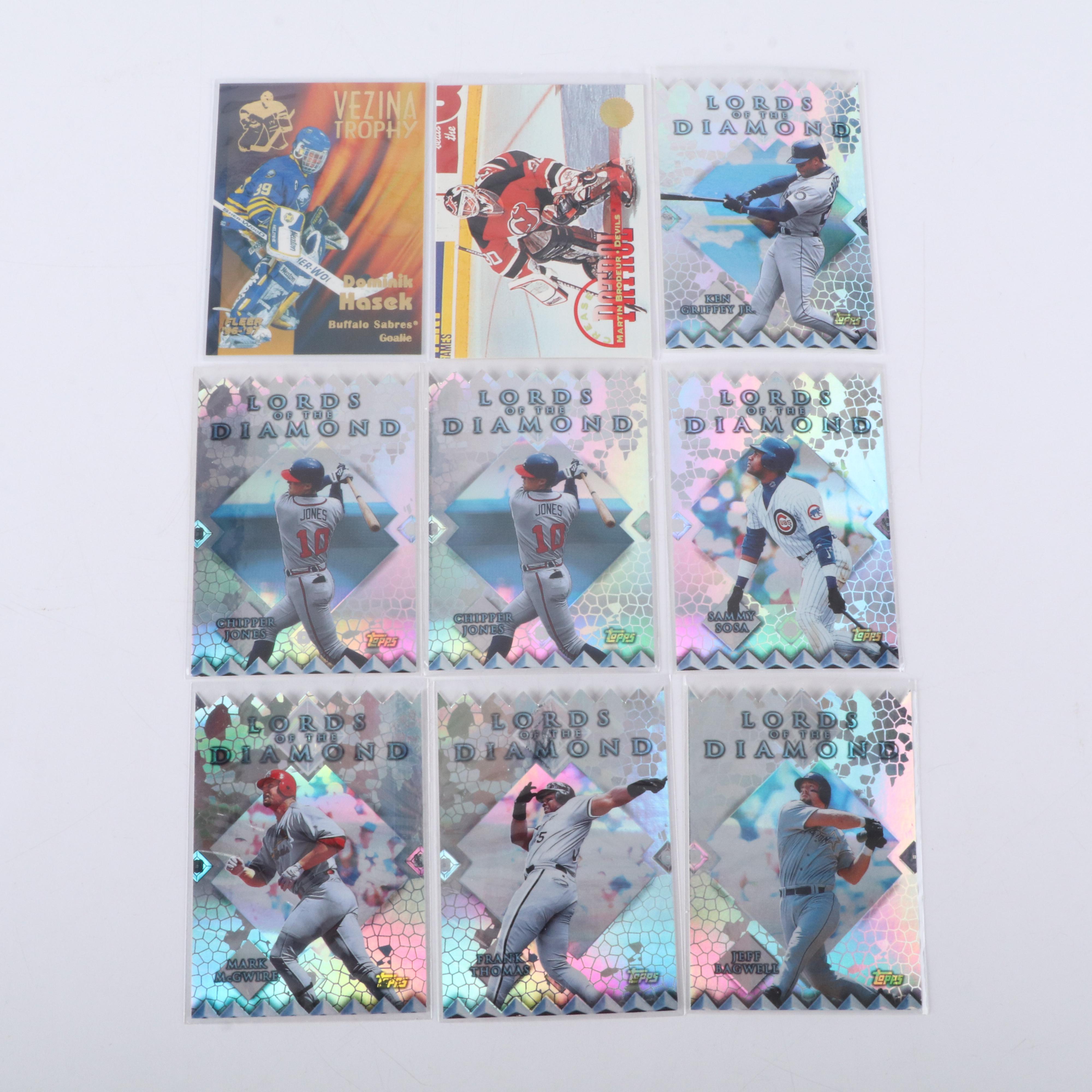 Upper Deck with Other Sports Cards Featuring Tom Brady Rookie and More