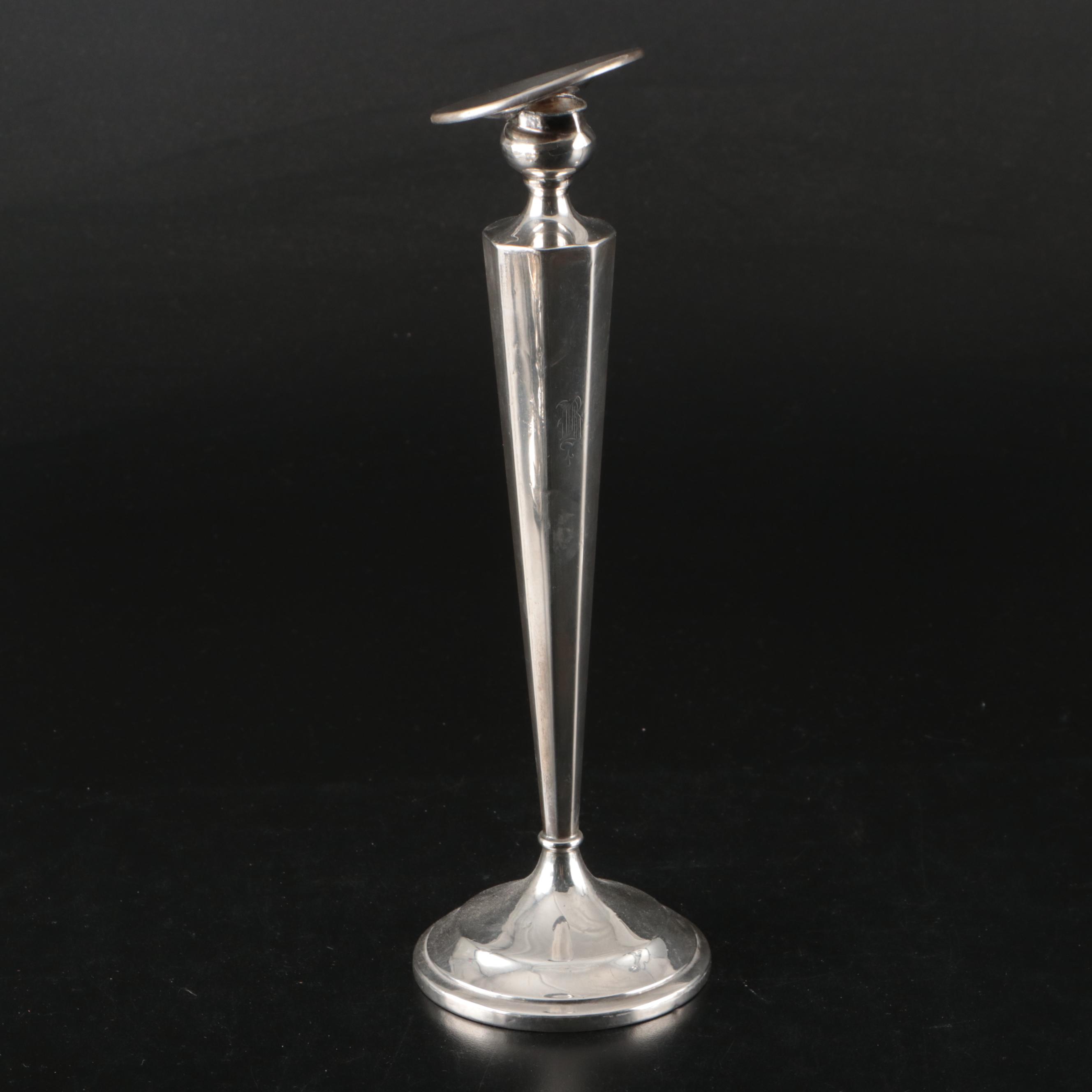 Richard M. Woods Weighted Sterling Candle Holders and More Sterling Décor