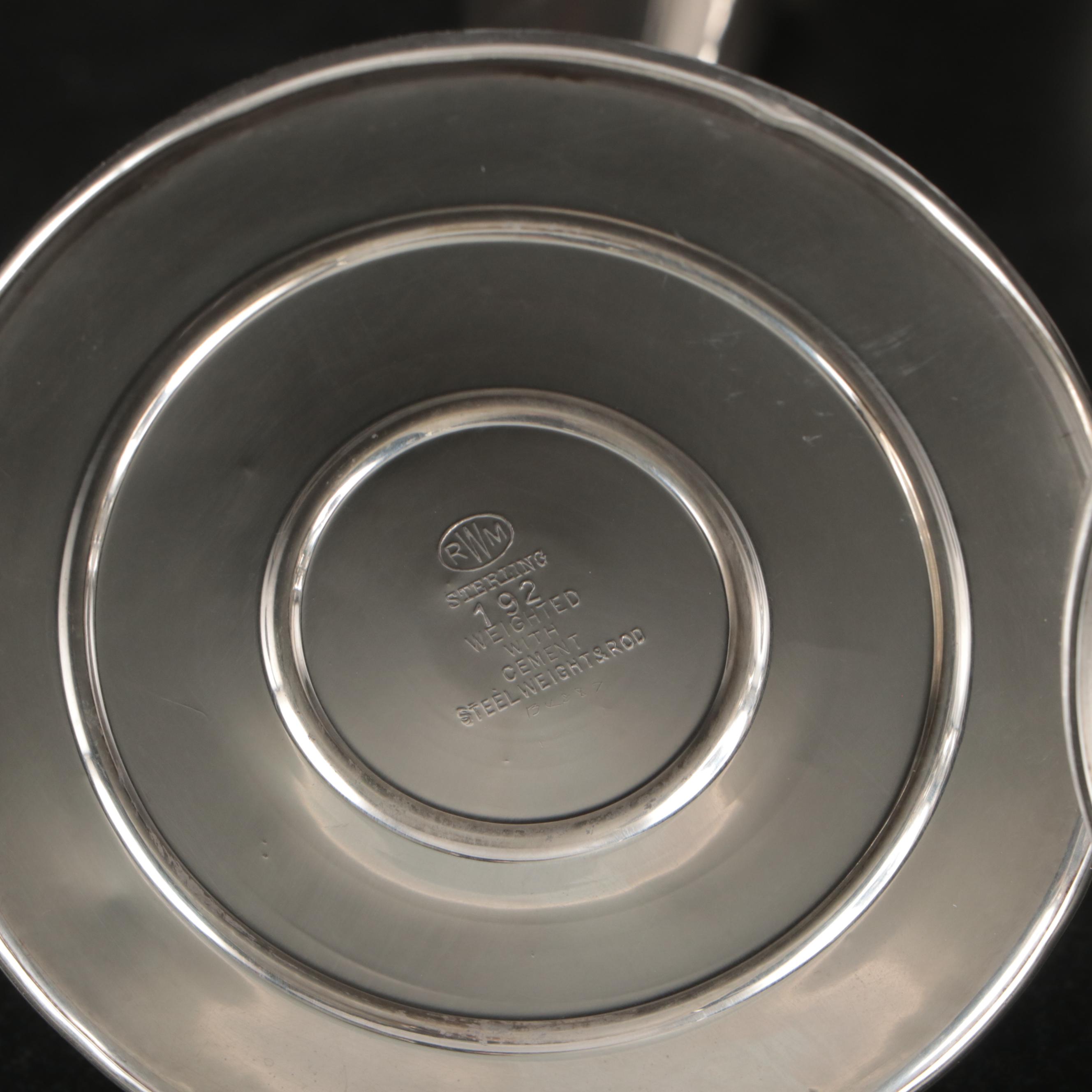 Richard M. Woods Weighted Sterling Candle Holders and More Sterling Décor