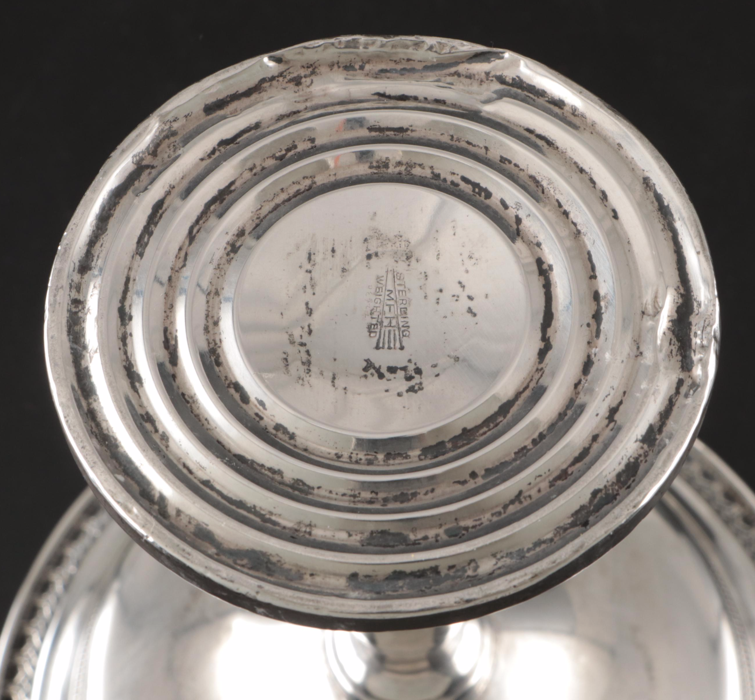 Richard M. Woods Weighted Sterling Candle Holders and More Sterling Décor