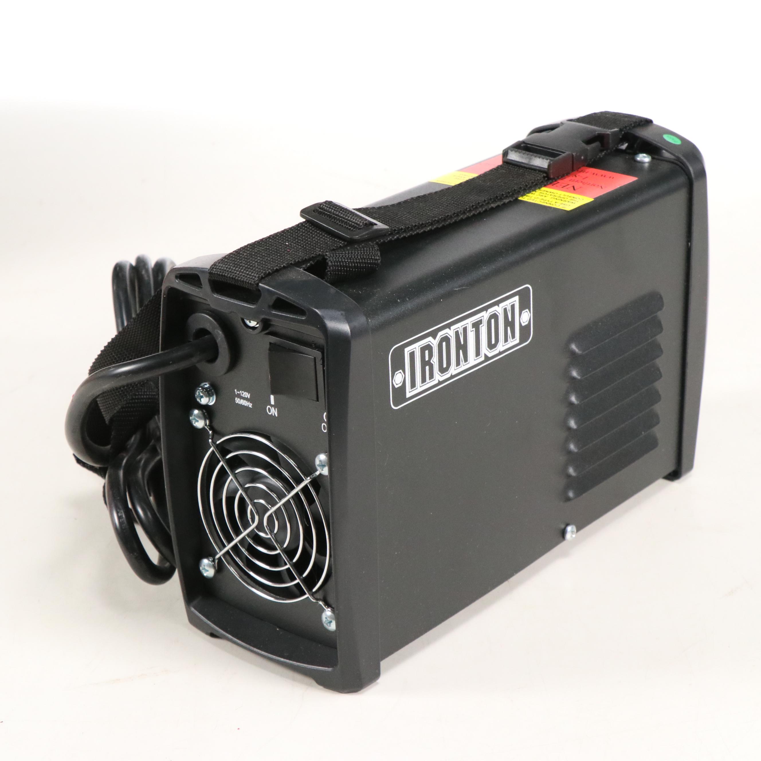 Ironton Stick/TIG ARC 80 Welder with Gloves and Helmet