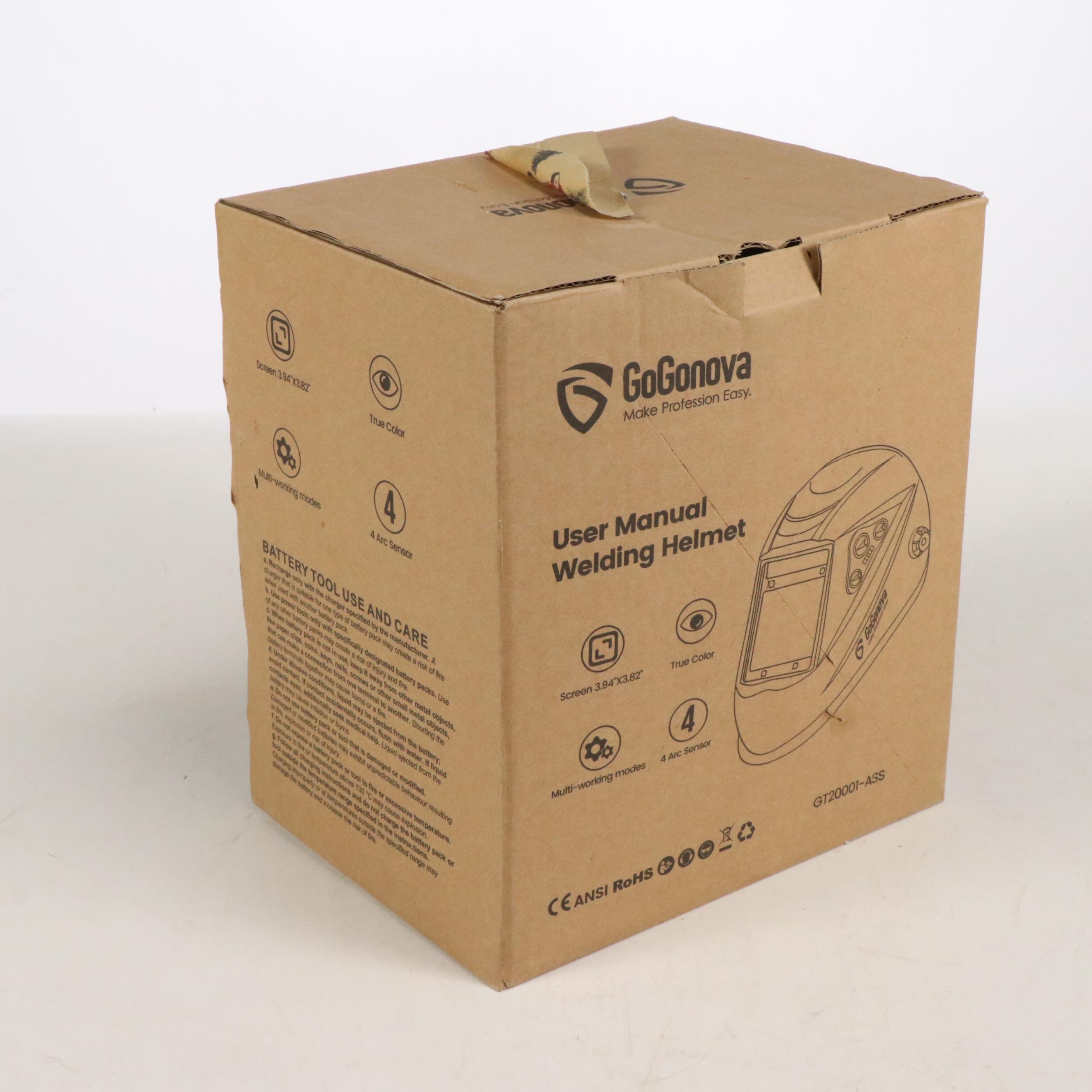 Ironton Stick/TIG ARC 80 Welder with Gloves and Helmet