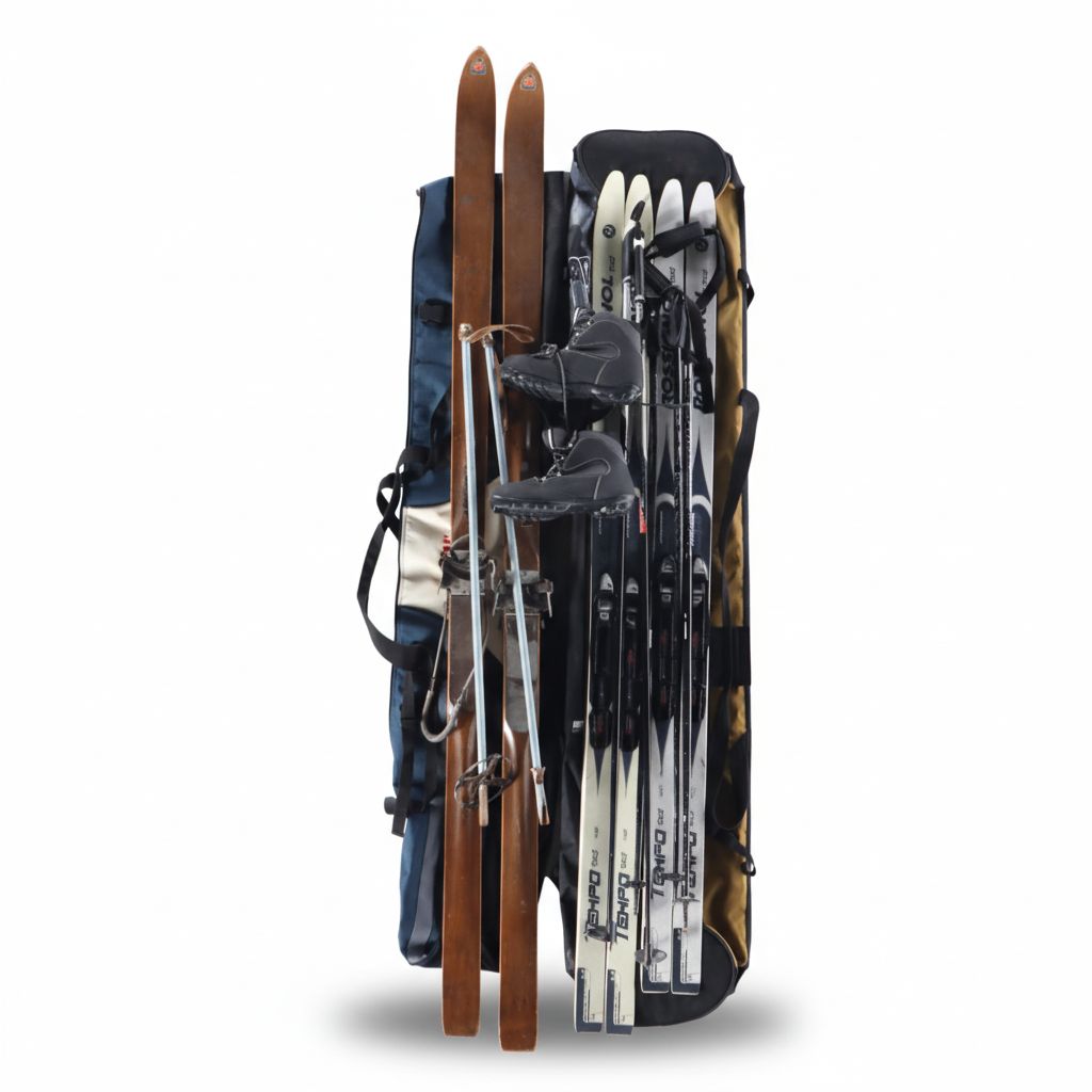 Rossignol Tempo Trail Skis, Montgomery Ward Skis, Bike Beams, Winter Sports Gear