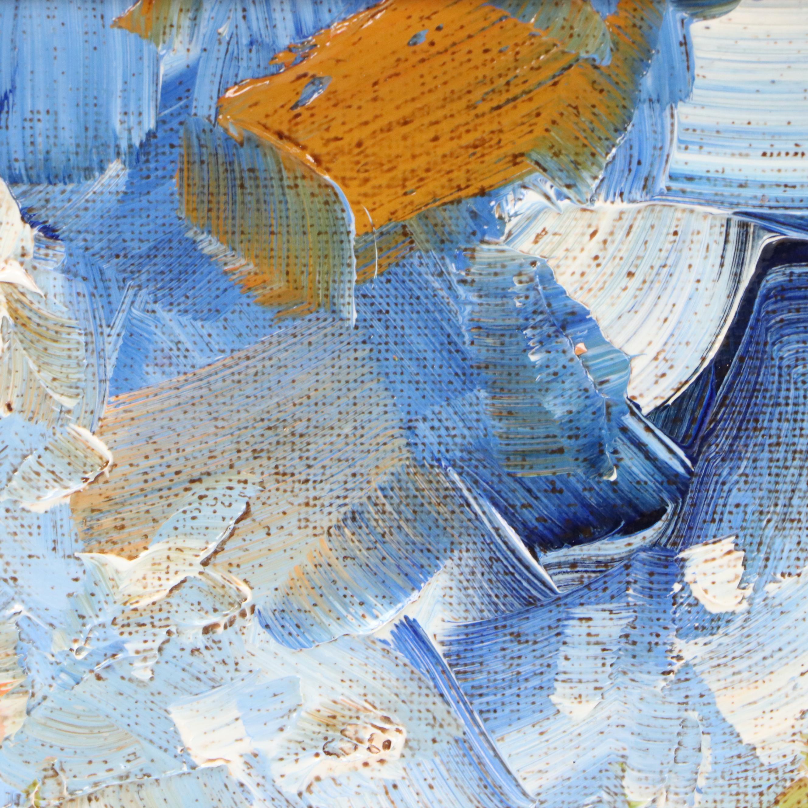 Serguei Novitchkov Abstract Oil Painting "Creak of Harness," 2025