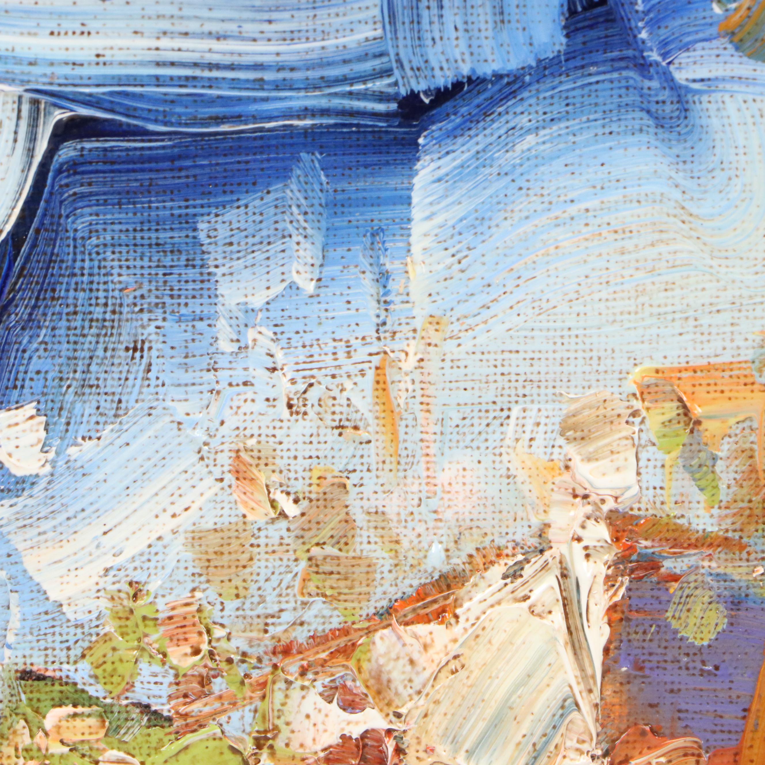 Serguei Novitchkov Abstract Oil Painting "Creak of Harness," 2025