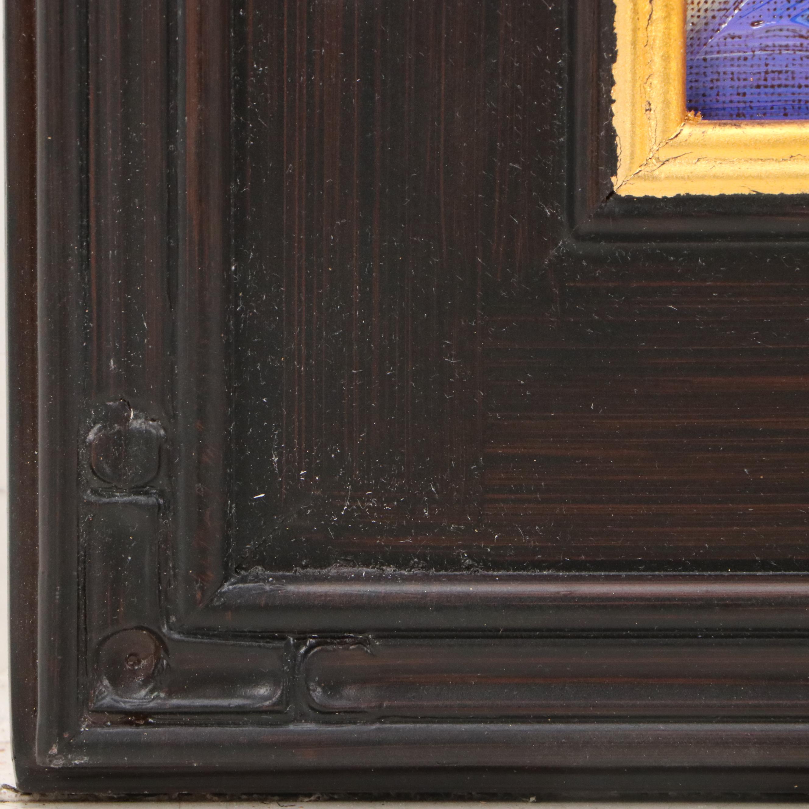 Serguei Novitchkov Abstract Oil Painting "Creak of Harness," 2025