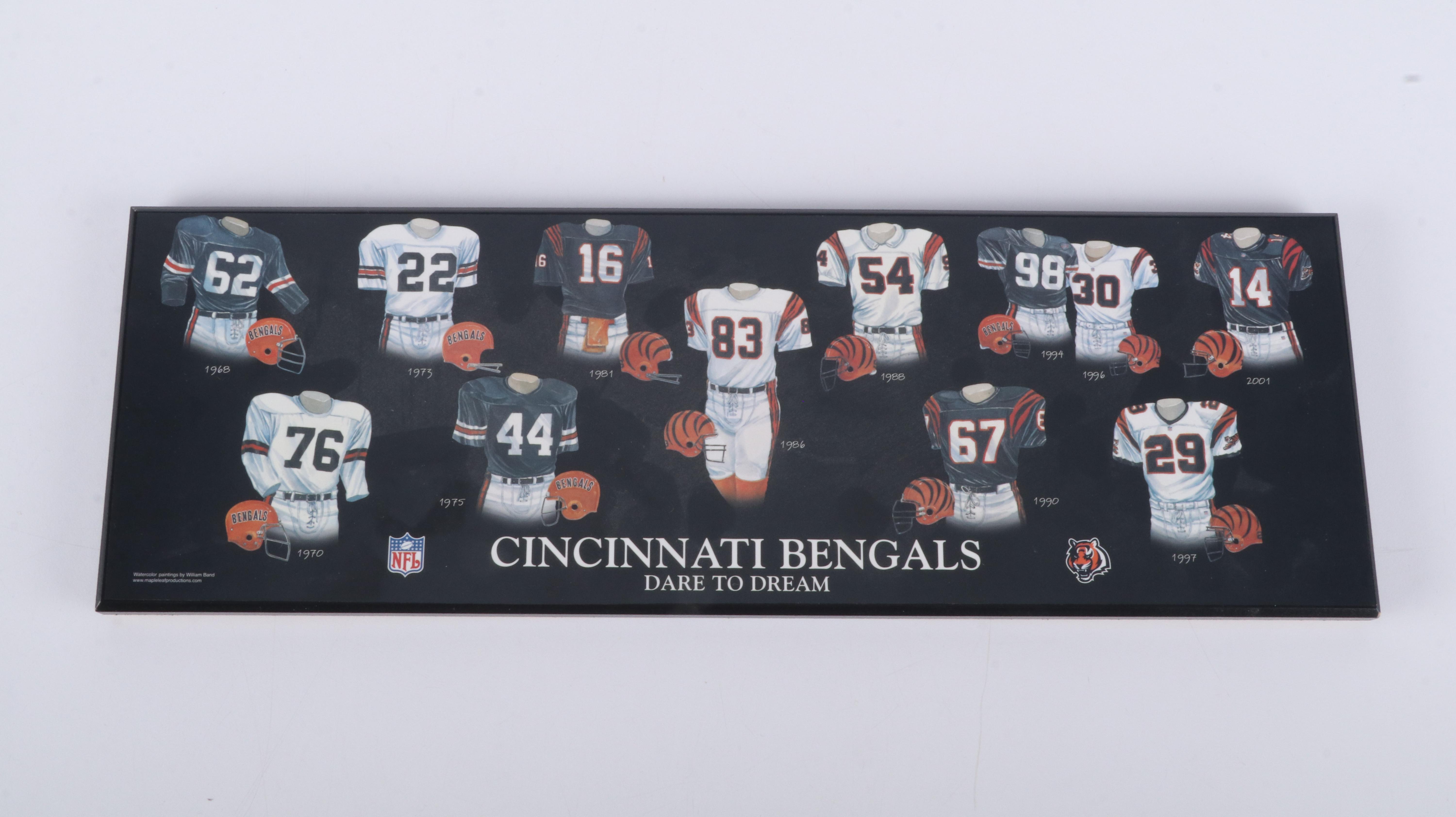 Cincinnati Bengals and Reds Pennants with Wall Decor and More,