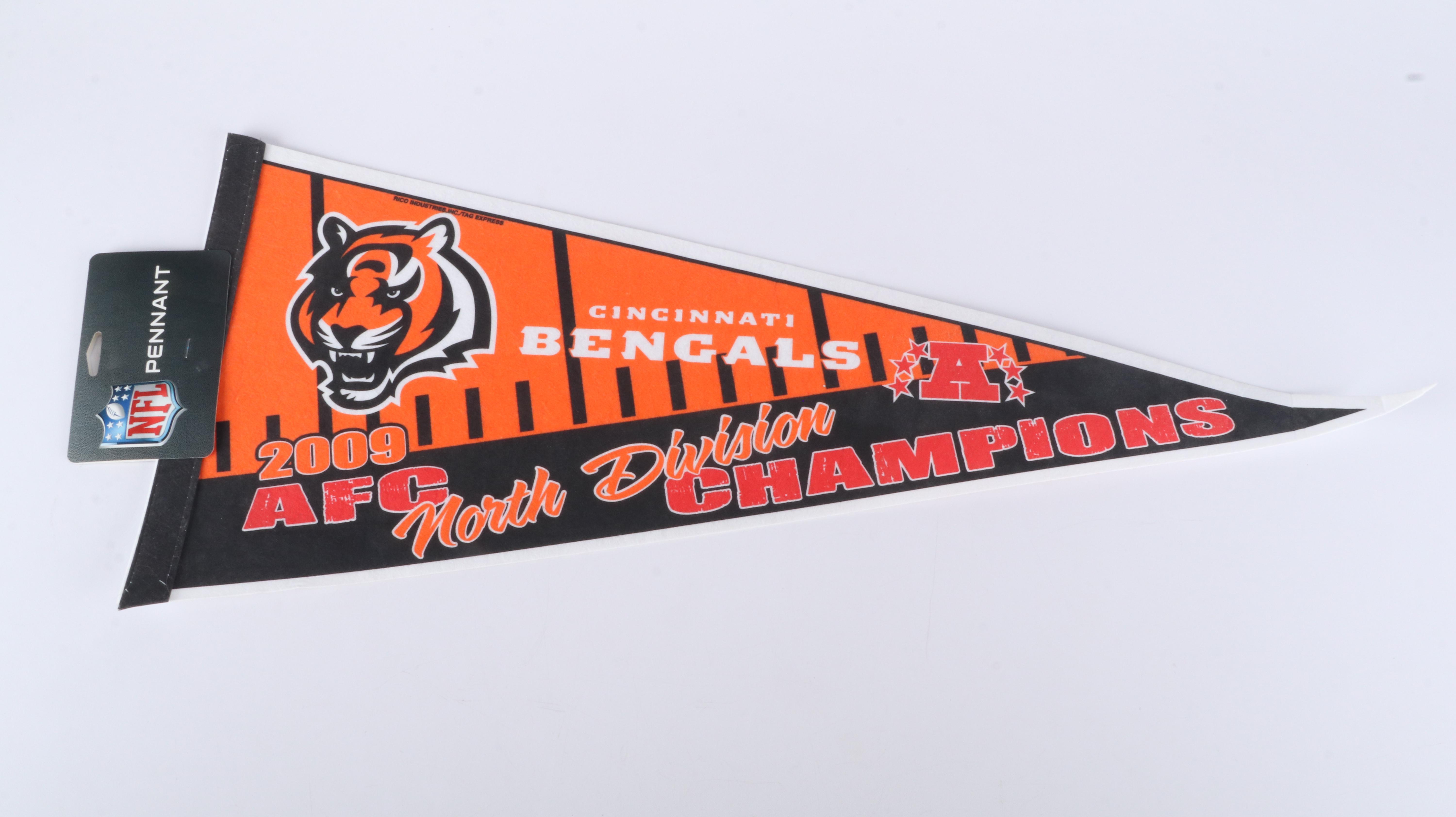 Cincinnati Bengals and Reds Pennants with Wall Decor and More,