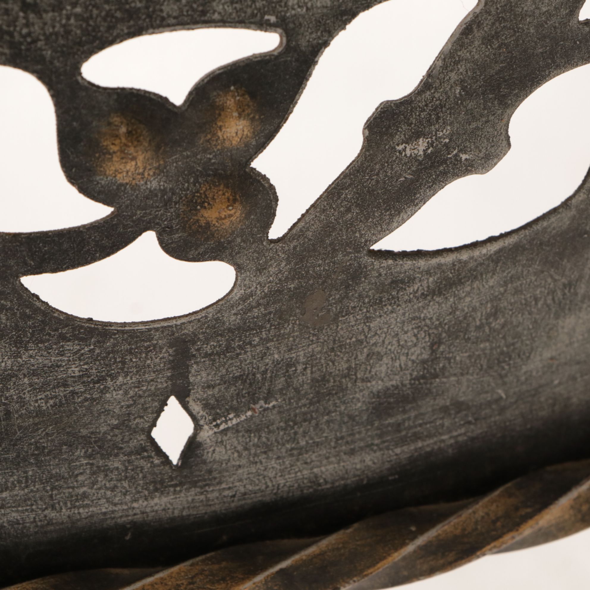 Gothic Style Dragon Motif Wrought Iron Crown Chandelier