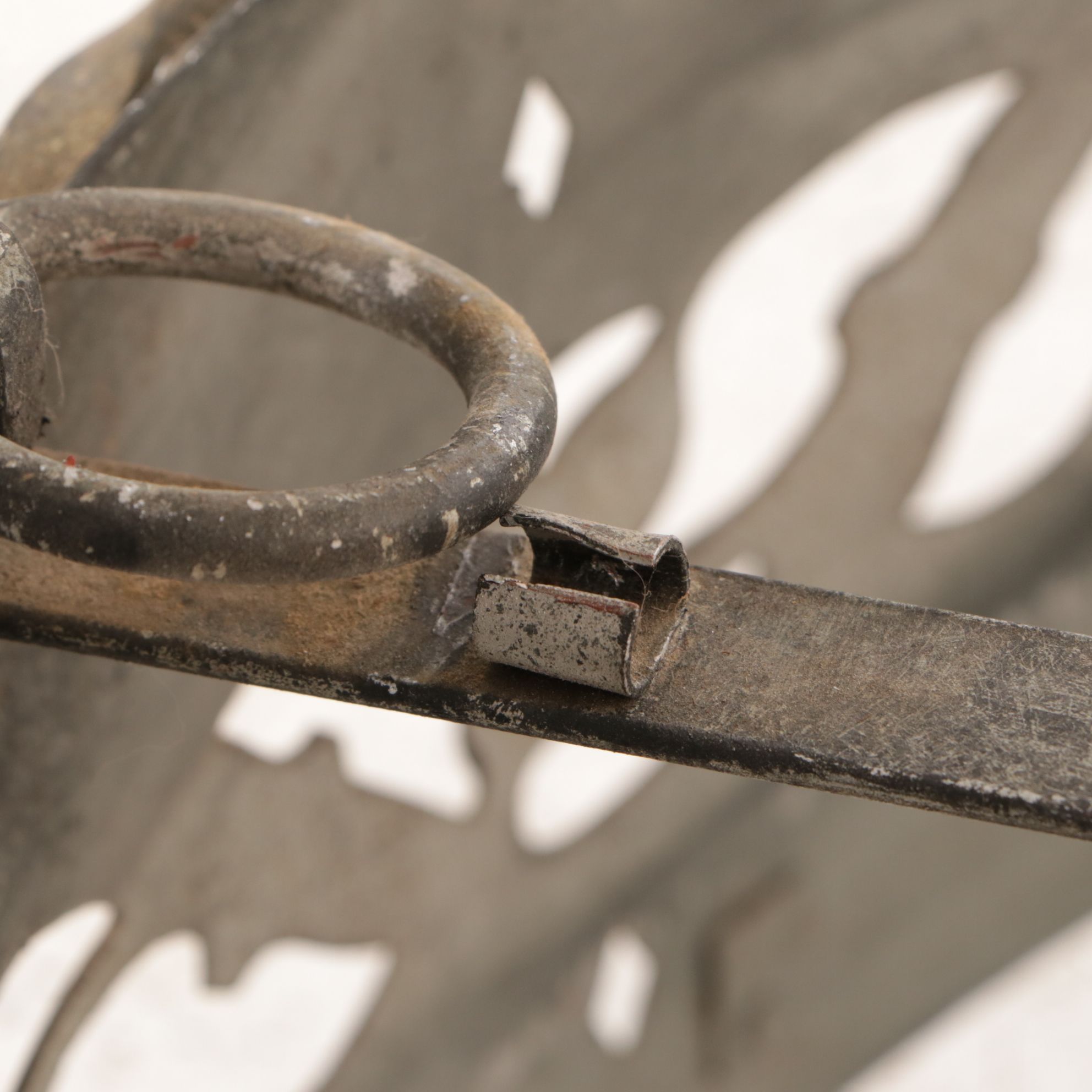 Gothic Style Dragon Motif Wrought Iron Crown Chandelier