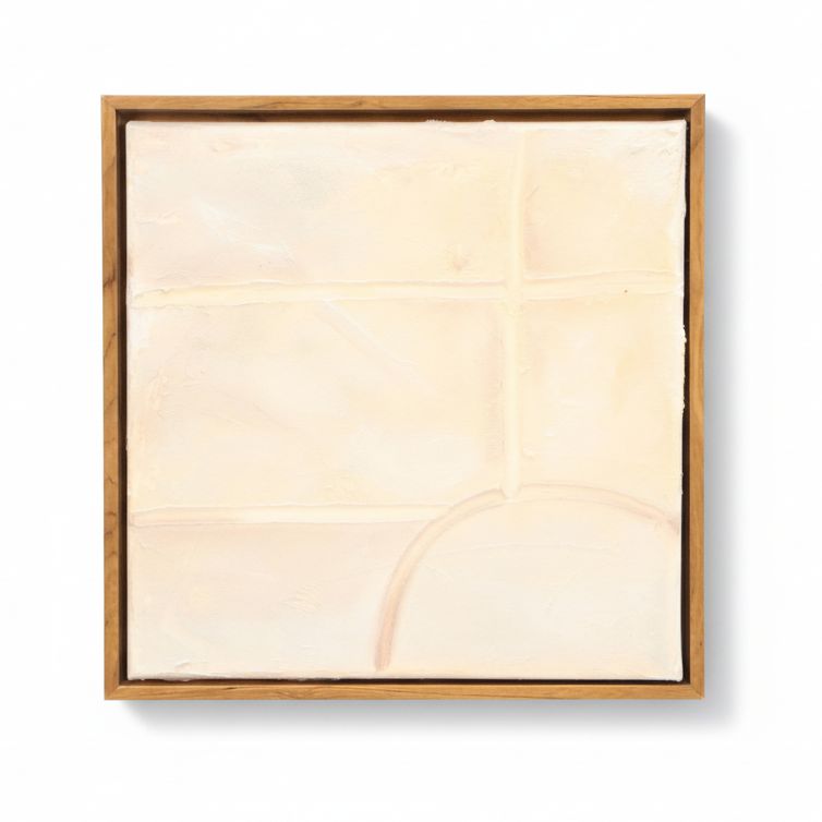 Mina Vale Abstract Mixed Media Painting Diptych "Soft Division," 21st Century