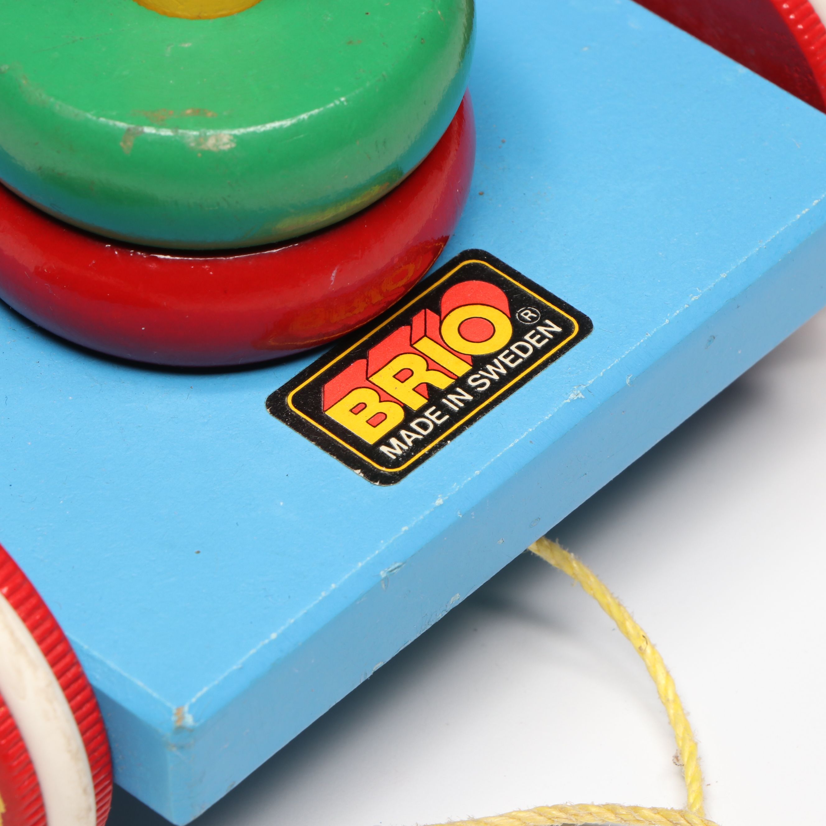 Brio Wooden Clown Pull Toy with More Vintage Children's Instruments and Toys