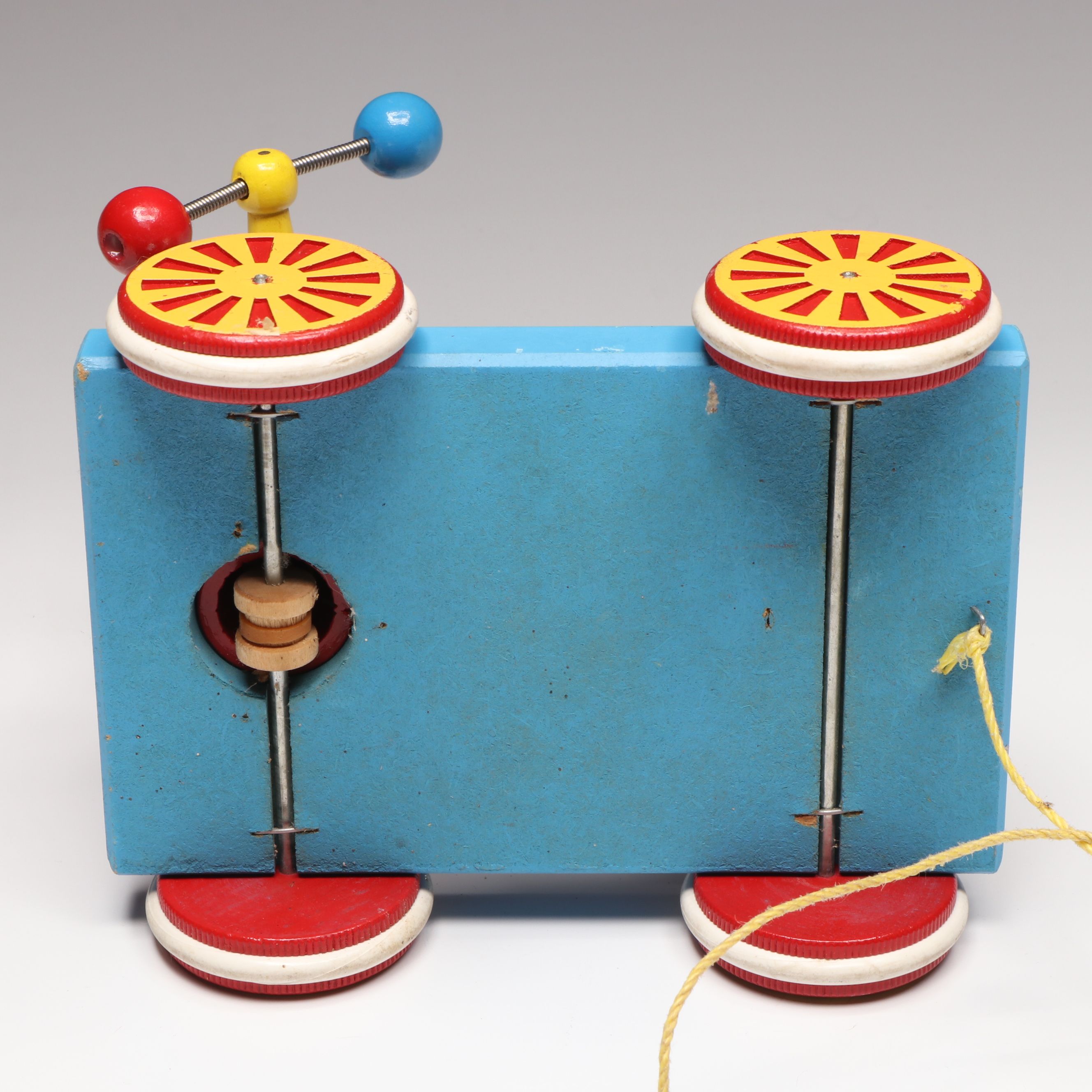 Brio Wooden Clown Pull Toy with More Vintage Children's Instruments and Toys