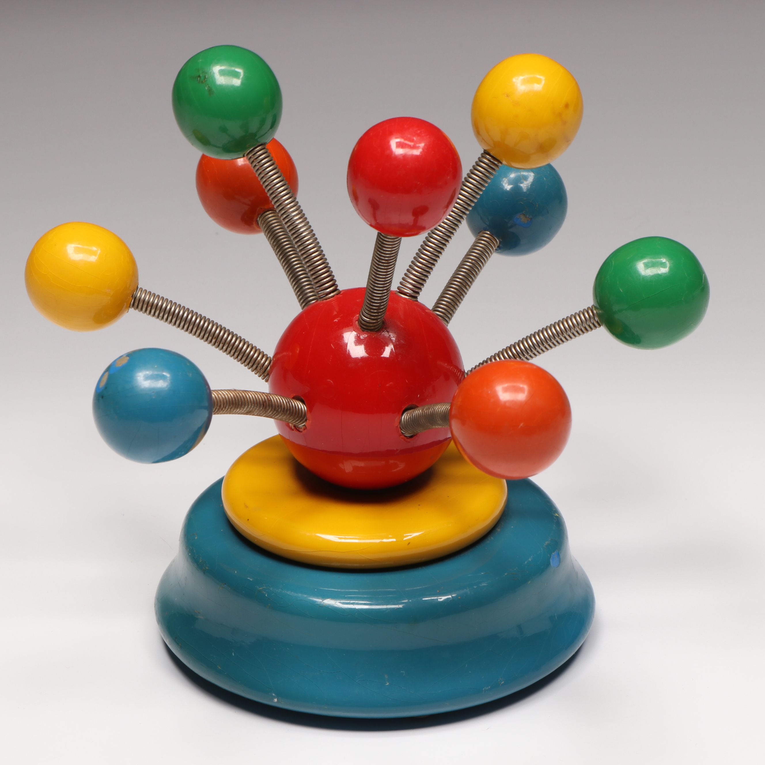 Brio Wooden Clown Pull Toy with More Vintage Children's Instruments and Toys