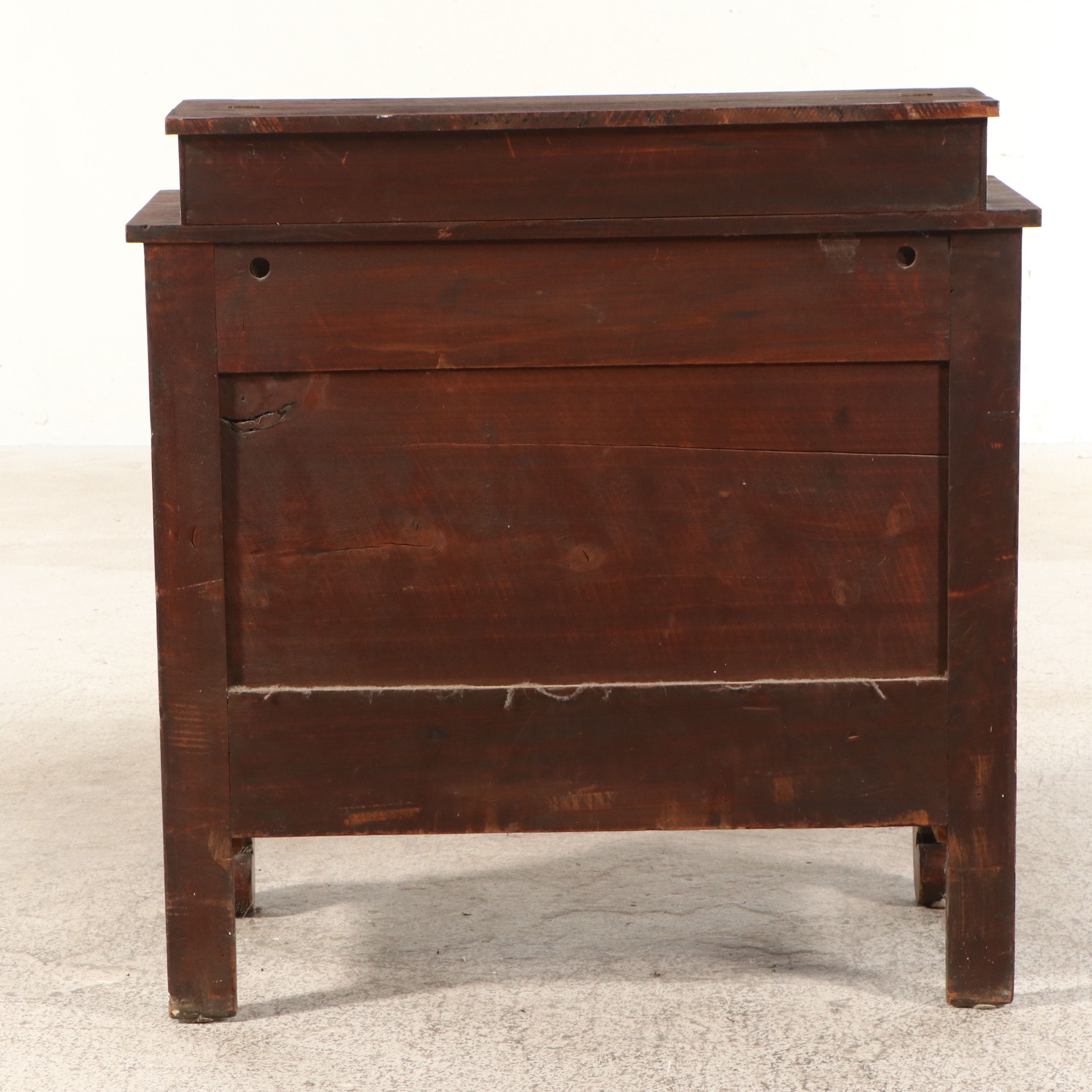 American Empire Style Mahogany Chest of Drawers, Mid to Late 19th Century