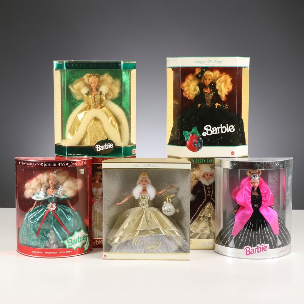 Barbie "Celebration" and "Happy Holidays" Dolls