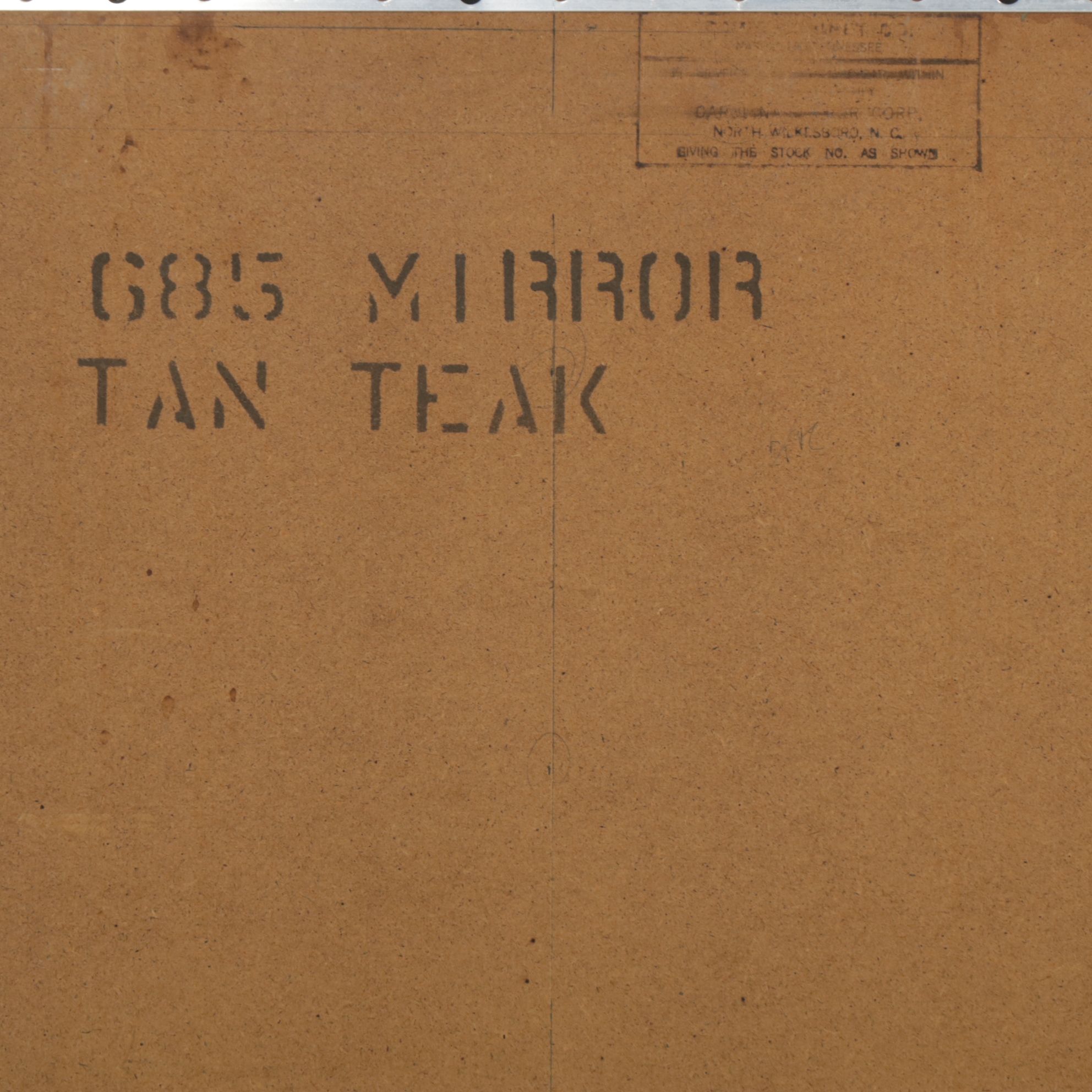 Davis Cabinet Co. Teak Chinoiserie Dresser and Wall Mirror