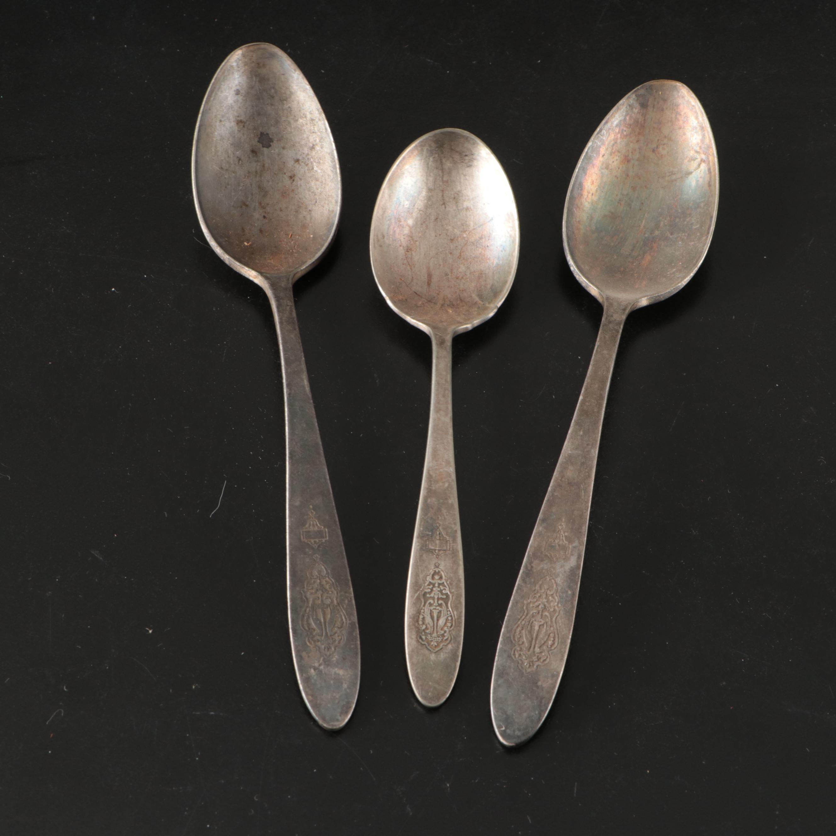 Oneida Community "Bird of Paradise" with Other Silver Plate Flatware, 1923
