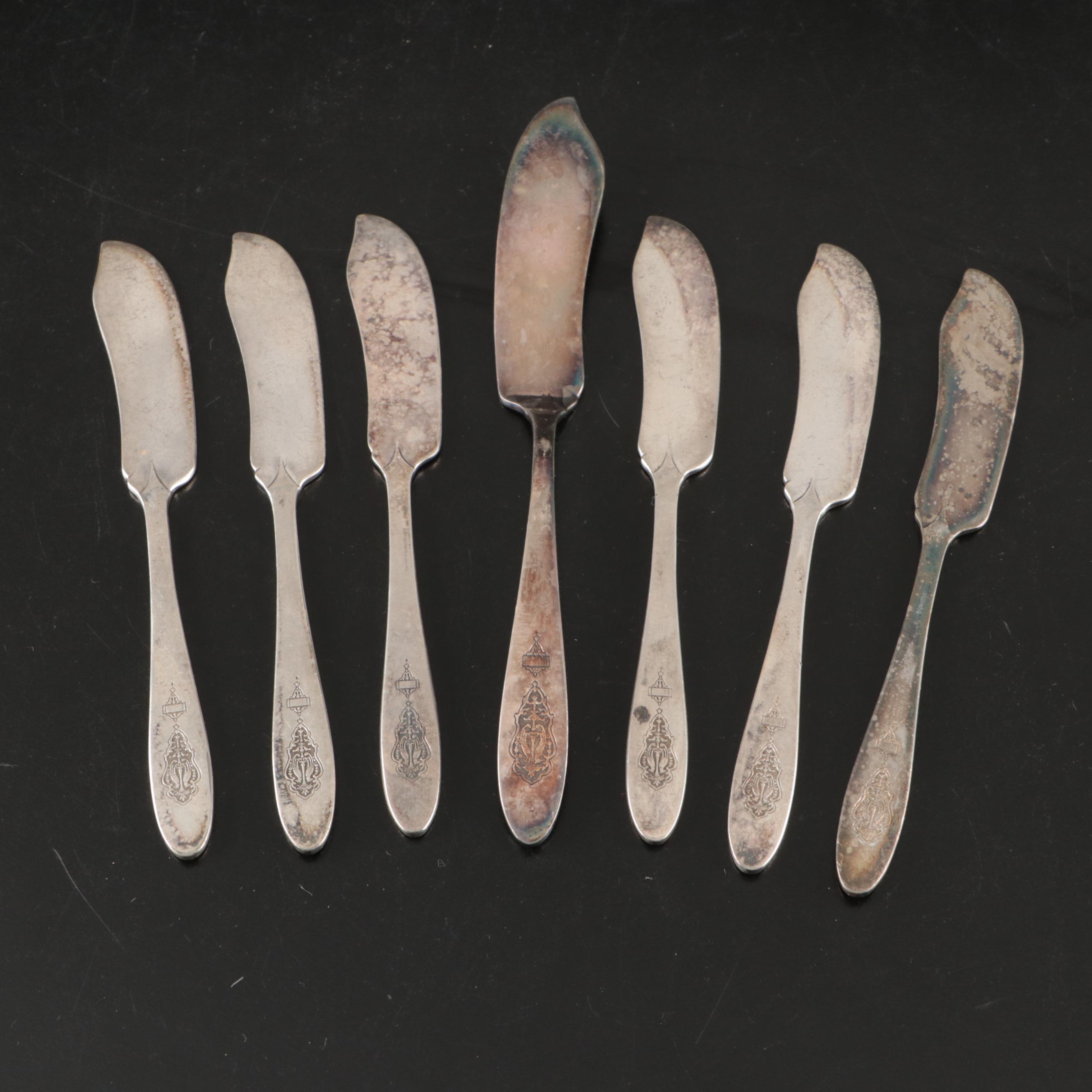 Oneida Community "Bird of Paradise" with Other Silver Plate Flatware, 1923