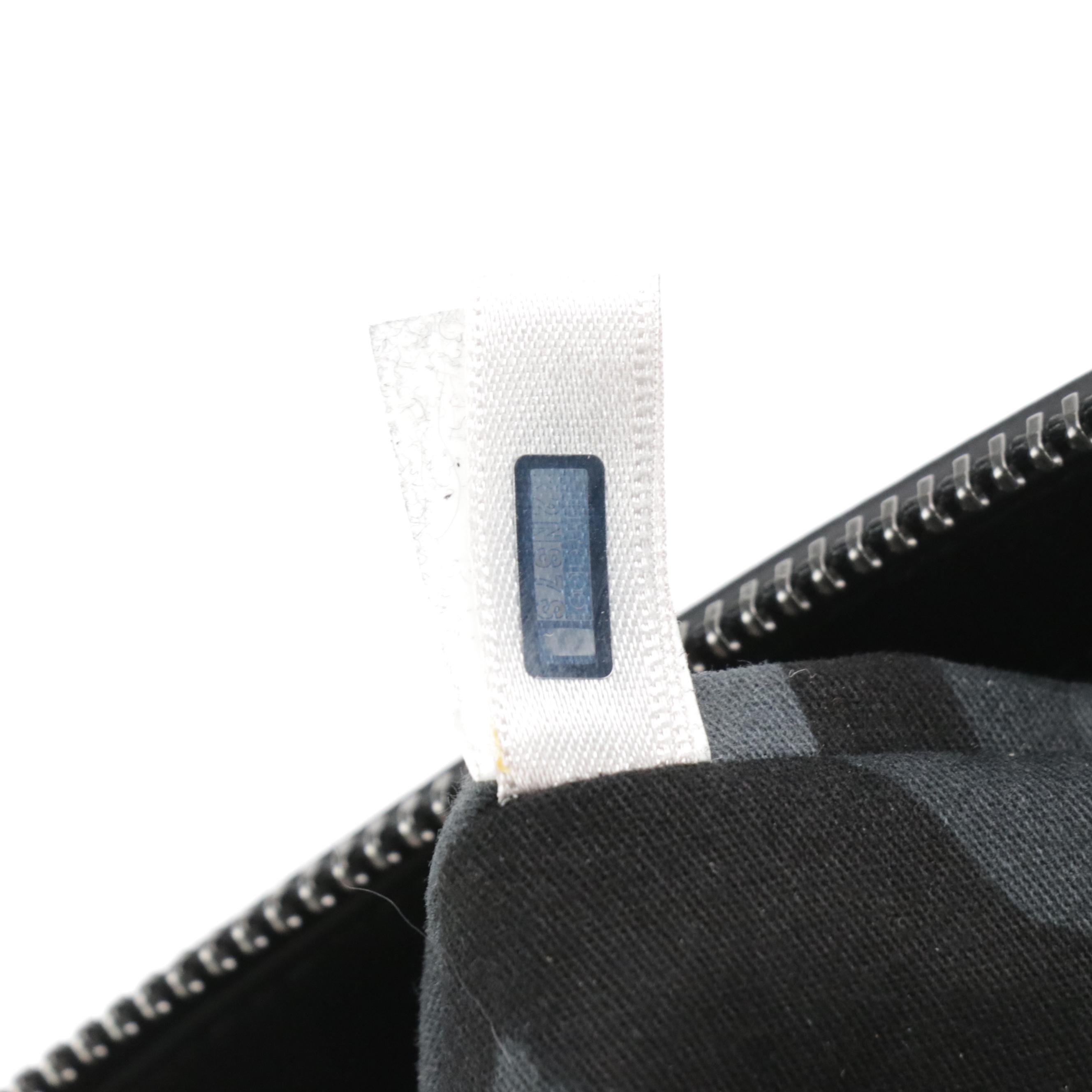 Jimmy Choo Star Studded Zip Pouch in Deep Blue Leather