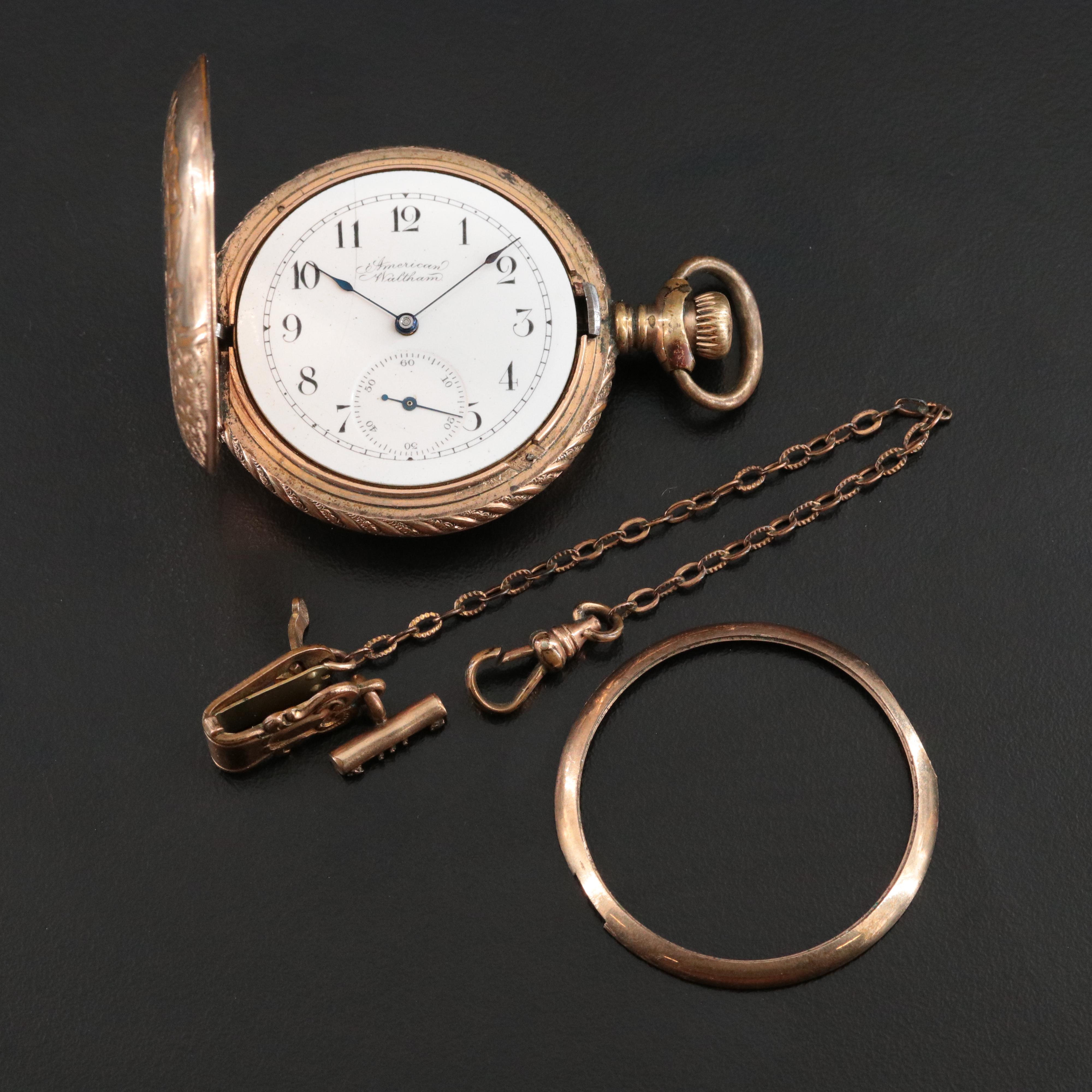 American Waltham Gold-Filled Pocket Watch