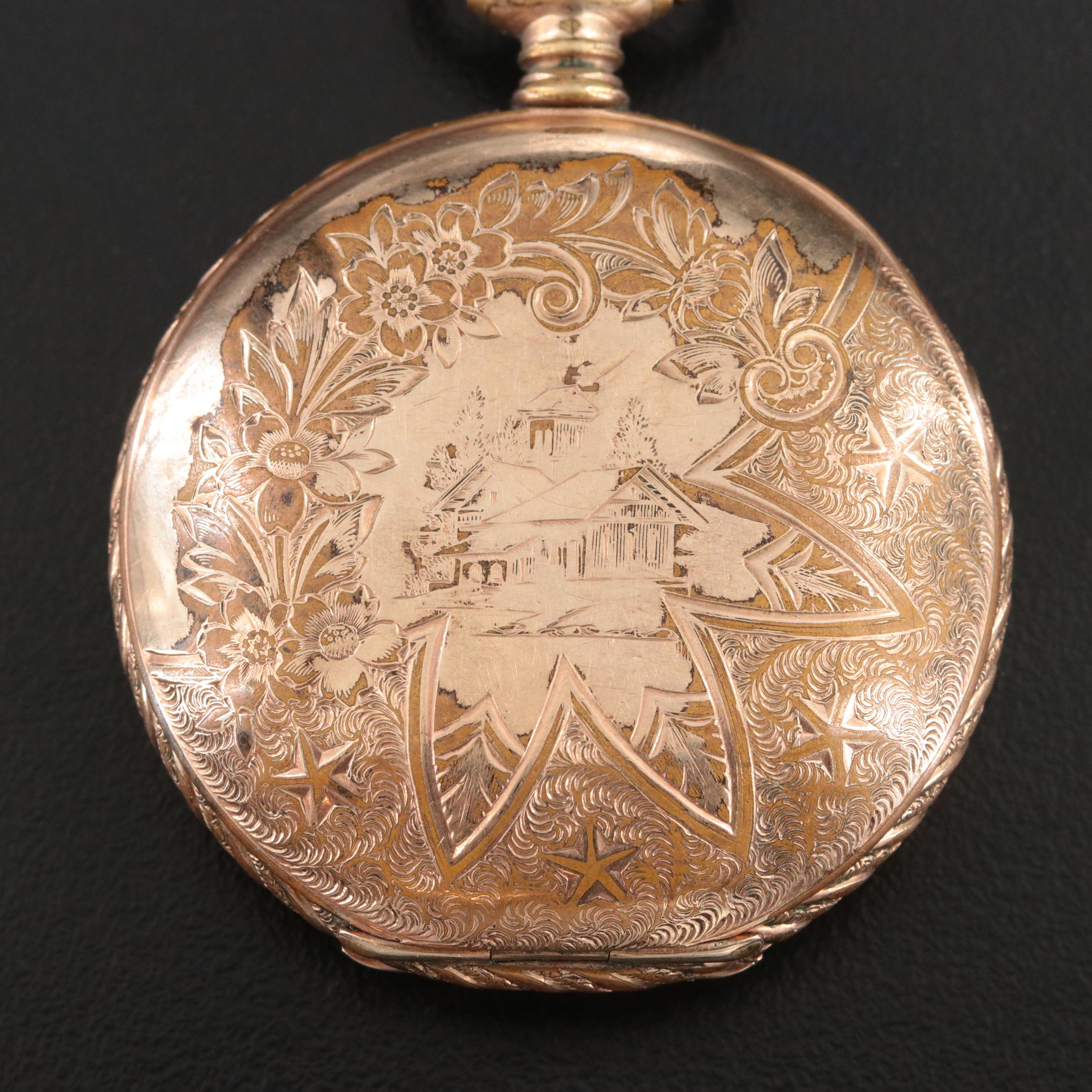 American Waltham Gold-Filled Pocket Watch
