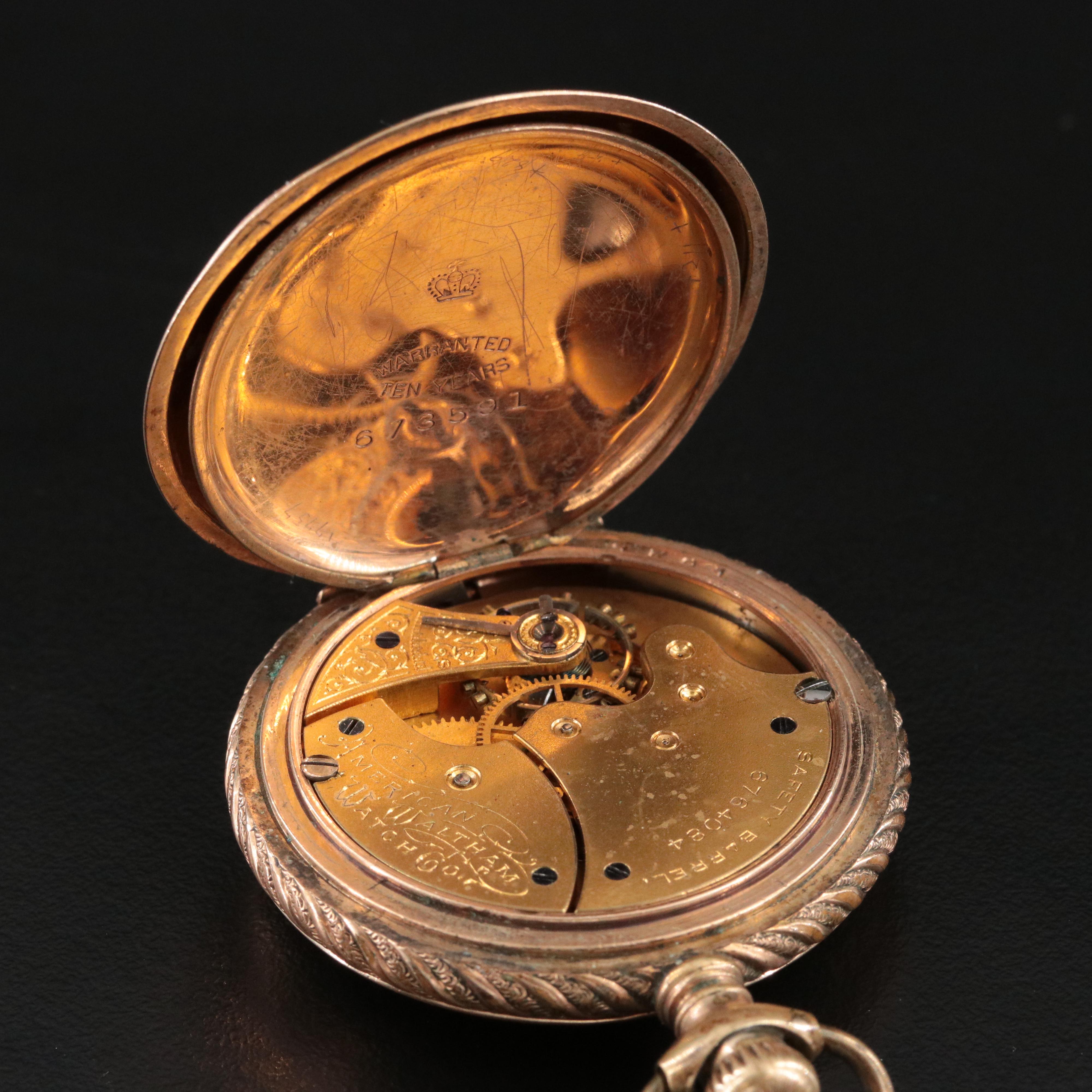 American Waltham Gold-Filled Pocket Watch