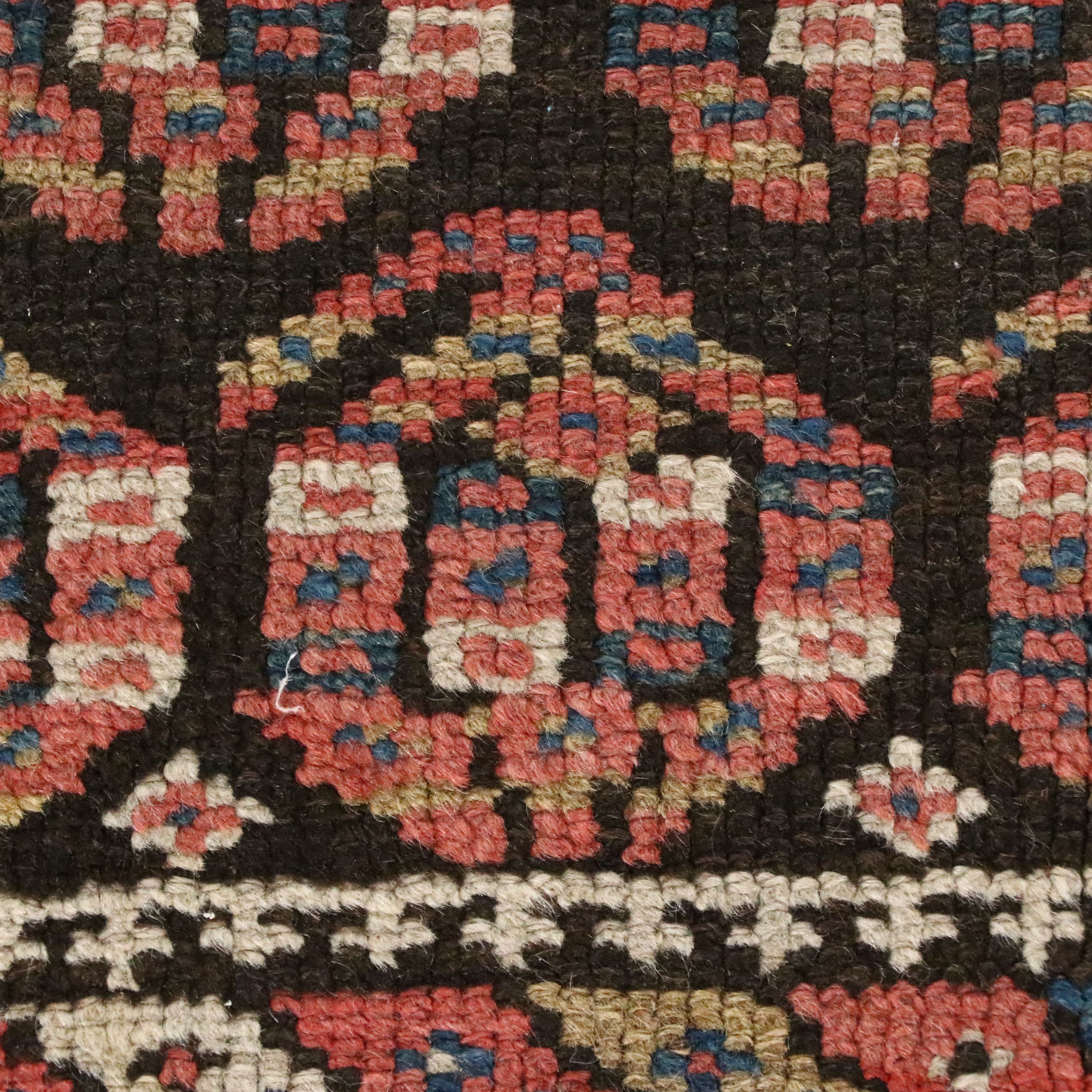3'5 x 7'2 Hand-Knotted Caucasian Genji Long Rug