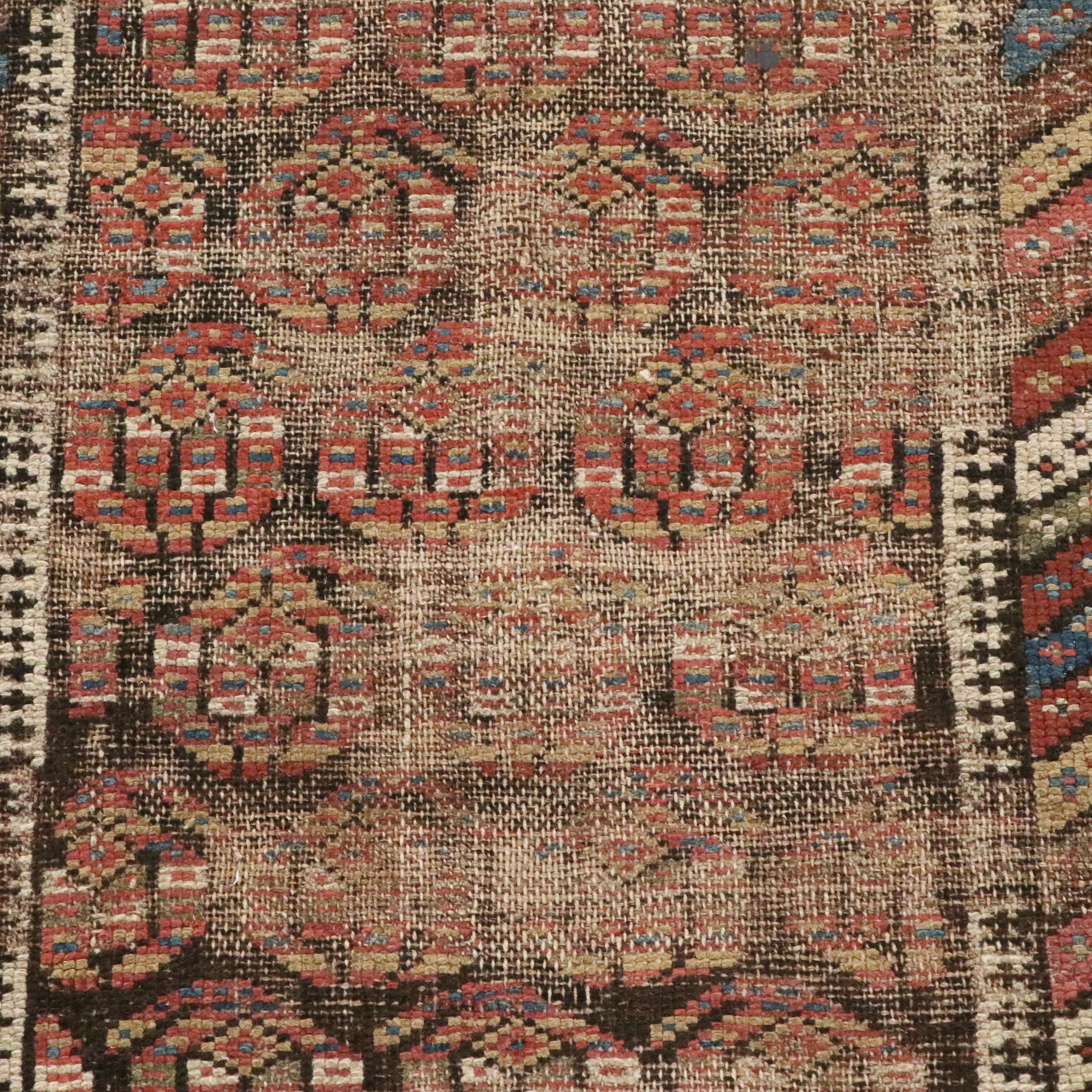 3'5 x 7'2 Hand-Knotted Caucasian Genji Long Rug