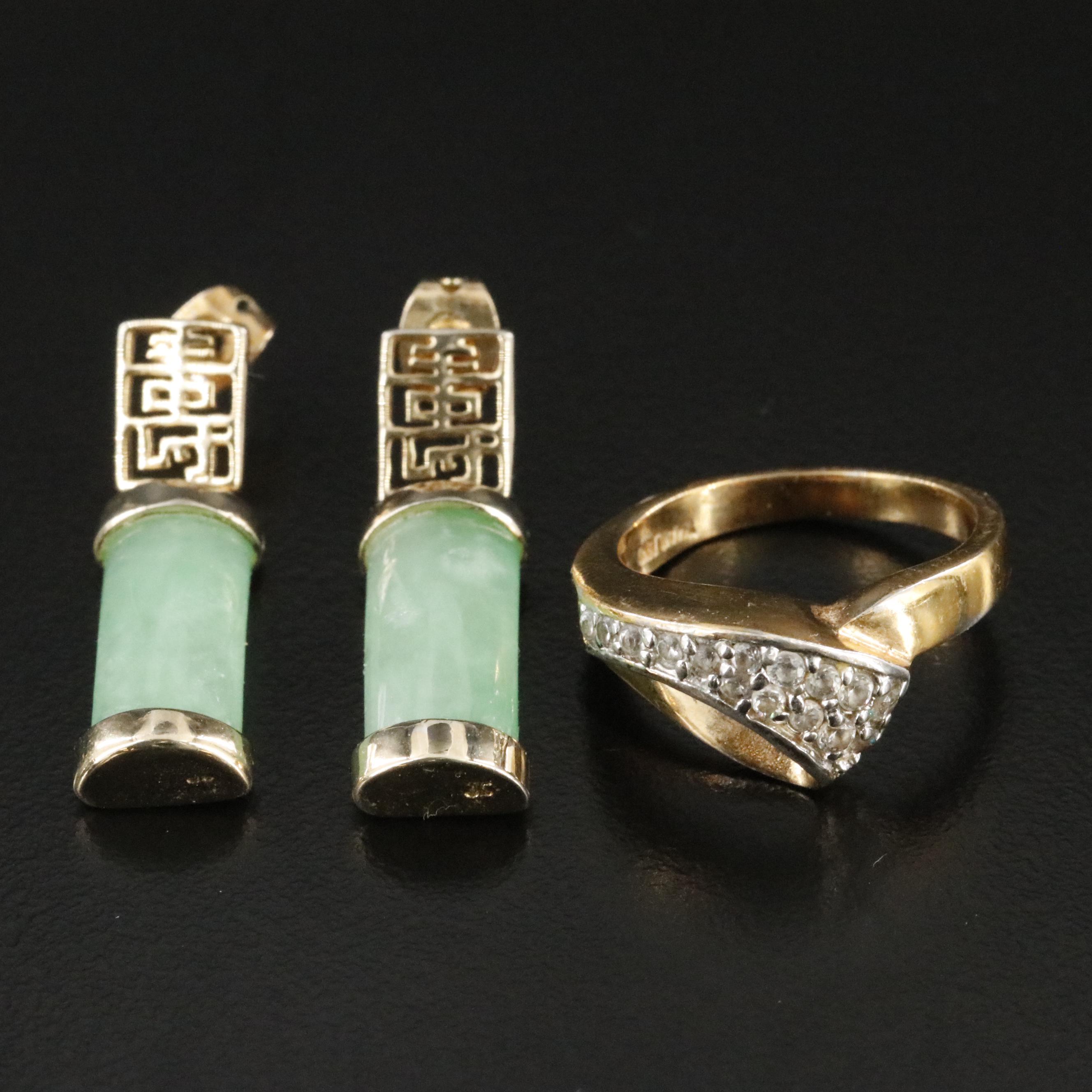 Sterling, Jadeite and Topaz Featured in Jewelry Collection