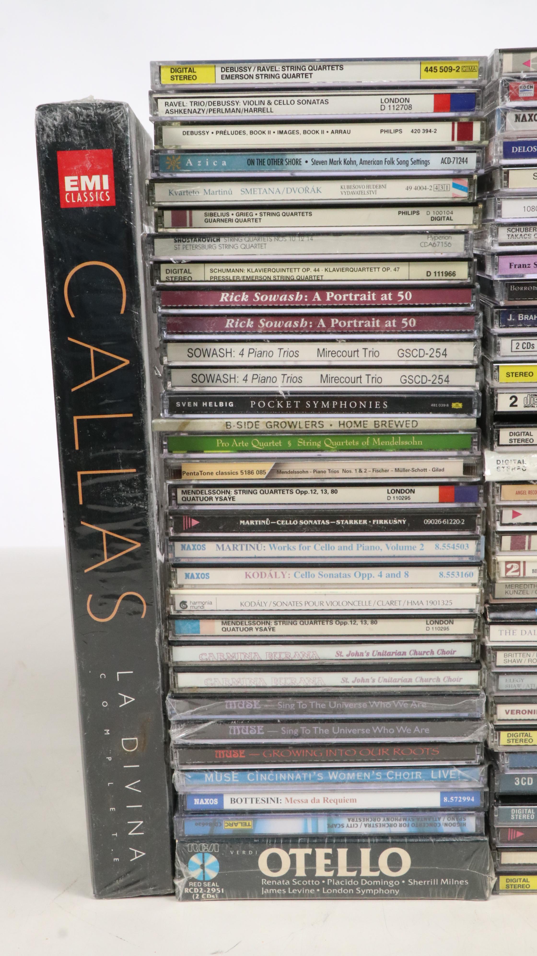 Classical String Quartets, Concertos, Symphonies and Operas in CD Collection