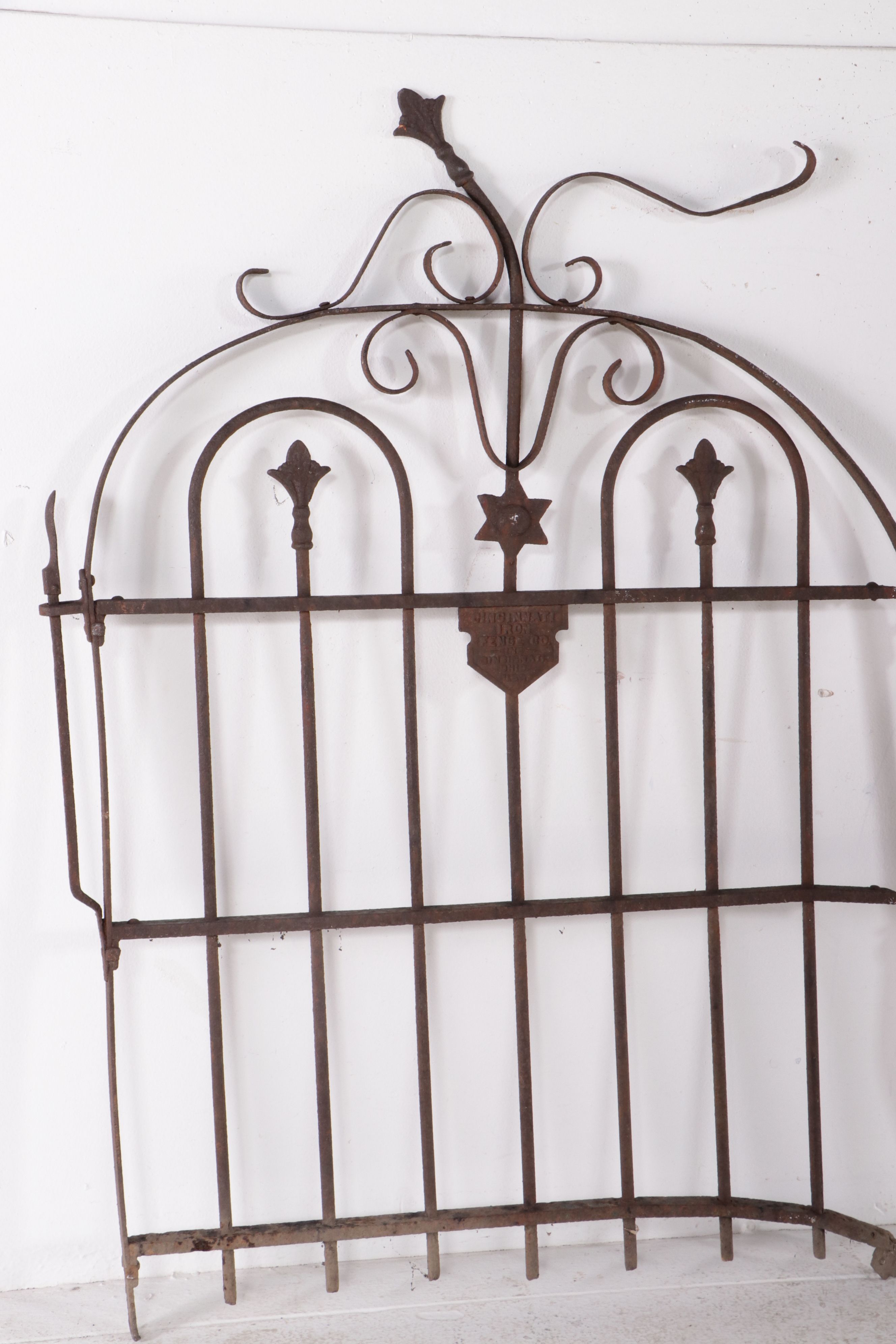 Cincinnati Iron Fence Co. Gate with Other Victorian Style Fence