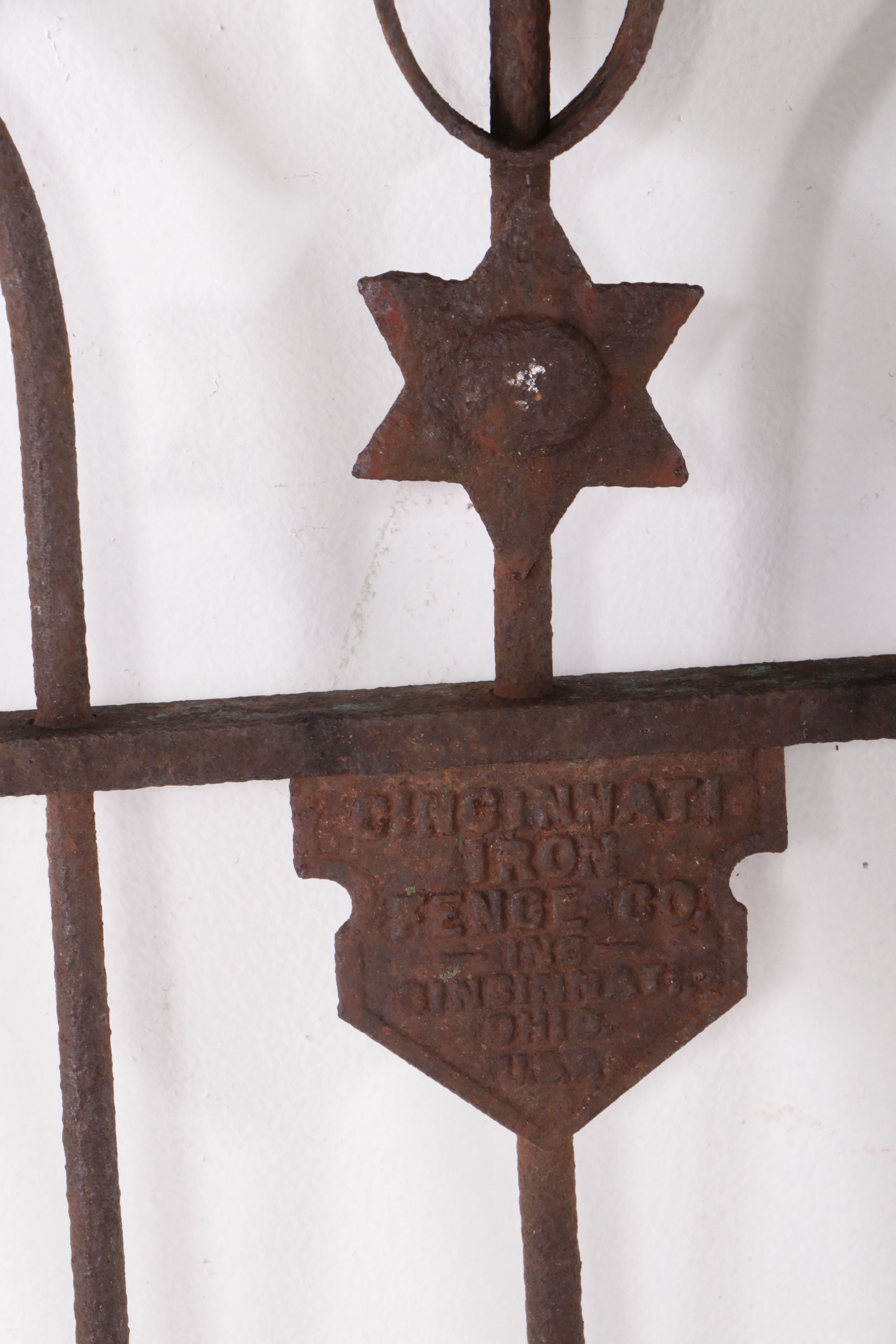 Cincinnati Iron Fence Co. Gate with Other Victorian Style Fence