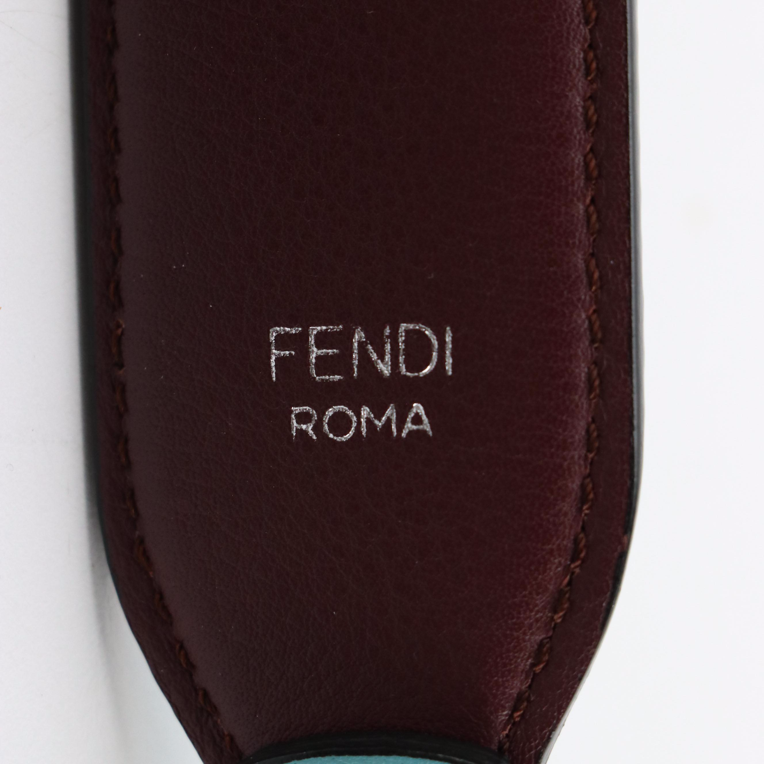 Fendi Strap You Shoulder Strap in Studded Leather