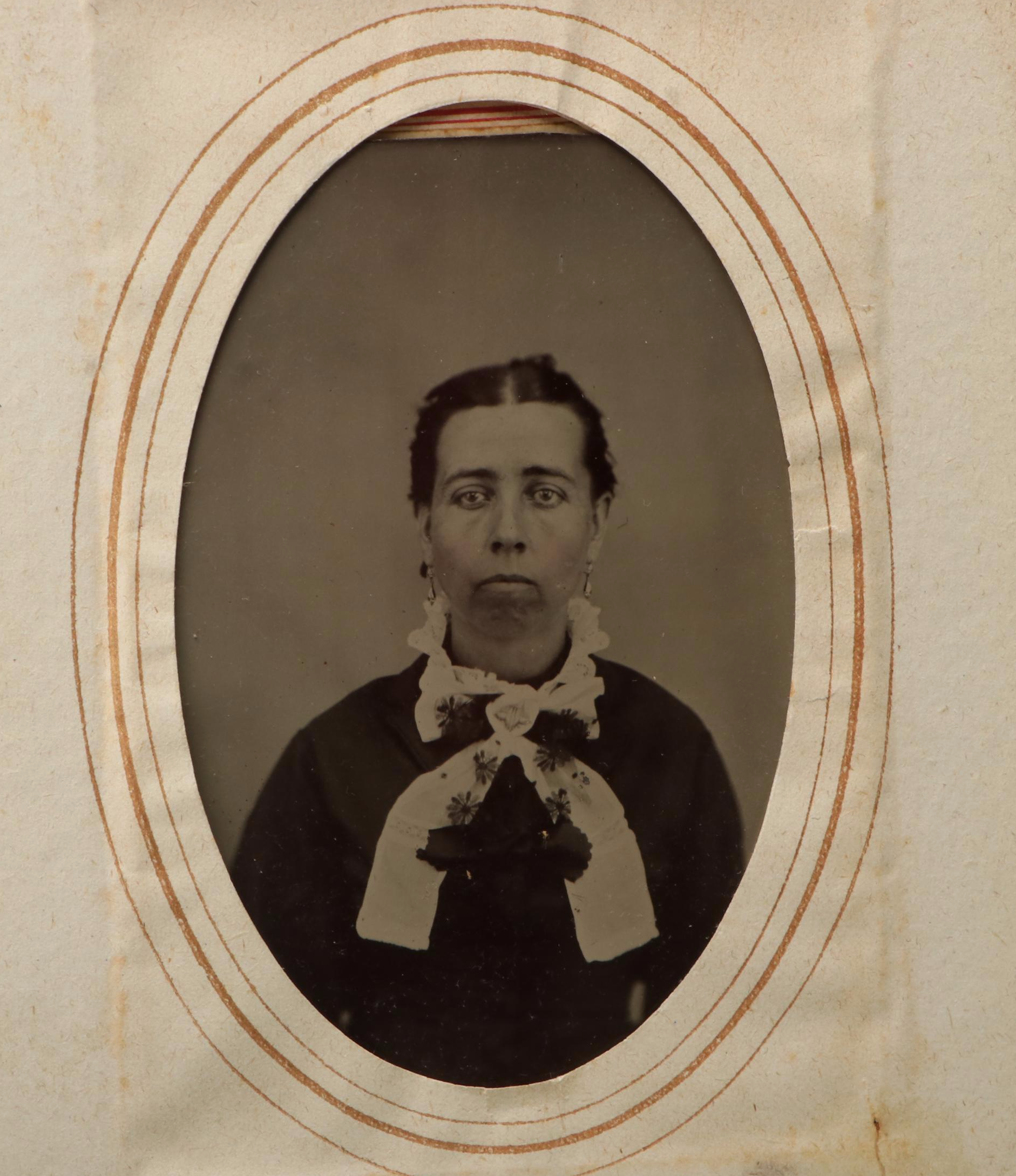 Carte de Visite with Other Portraits of Men, Women and Children, Mid-19th C.