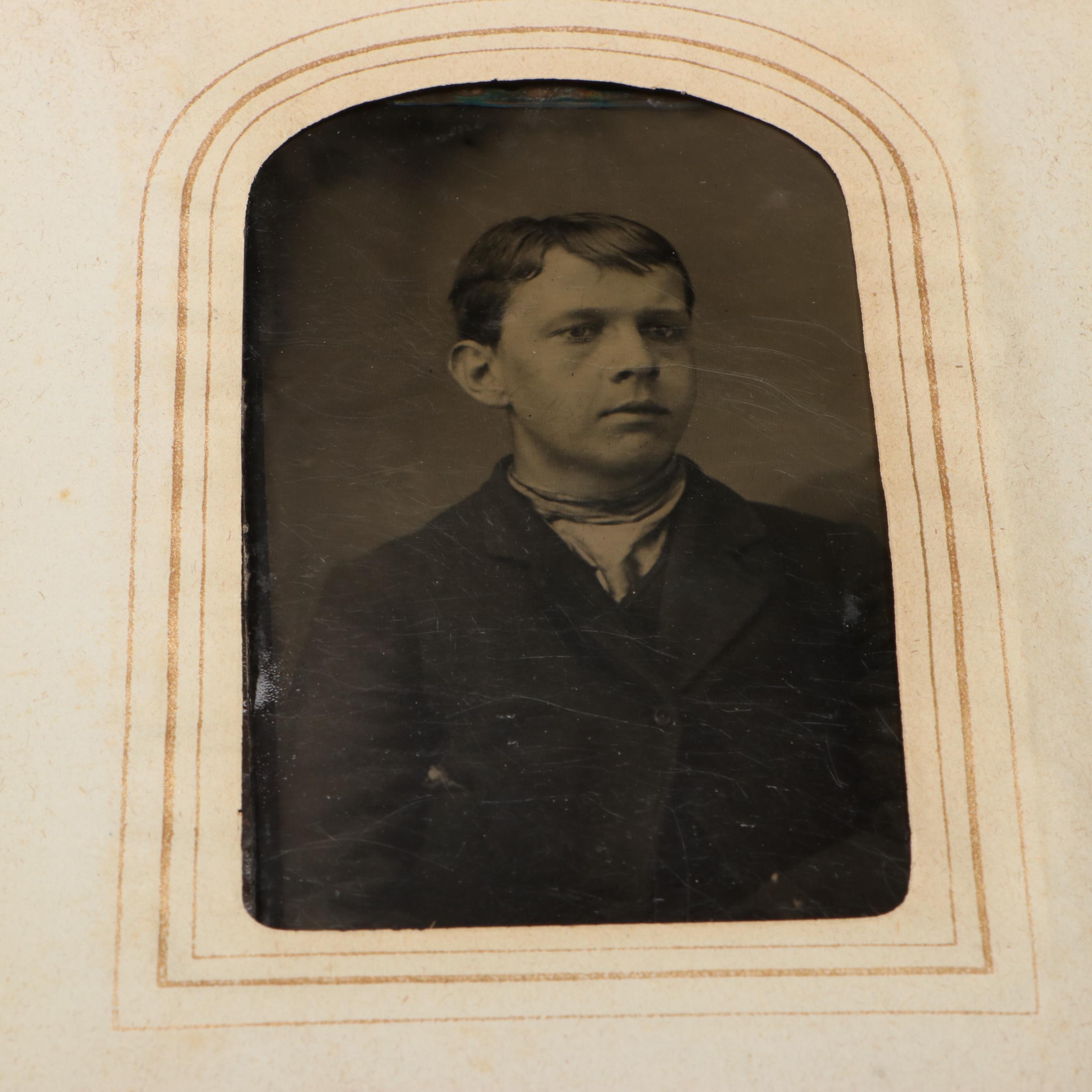 Carte de Visite with Other Portraits of Men, Women and Children, Mid-19th C.