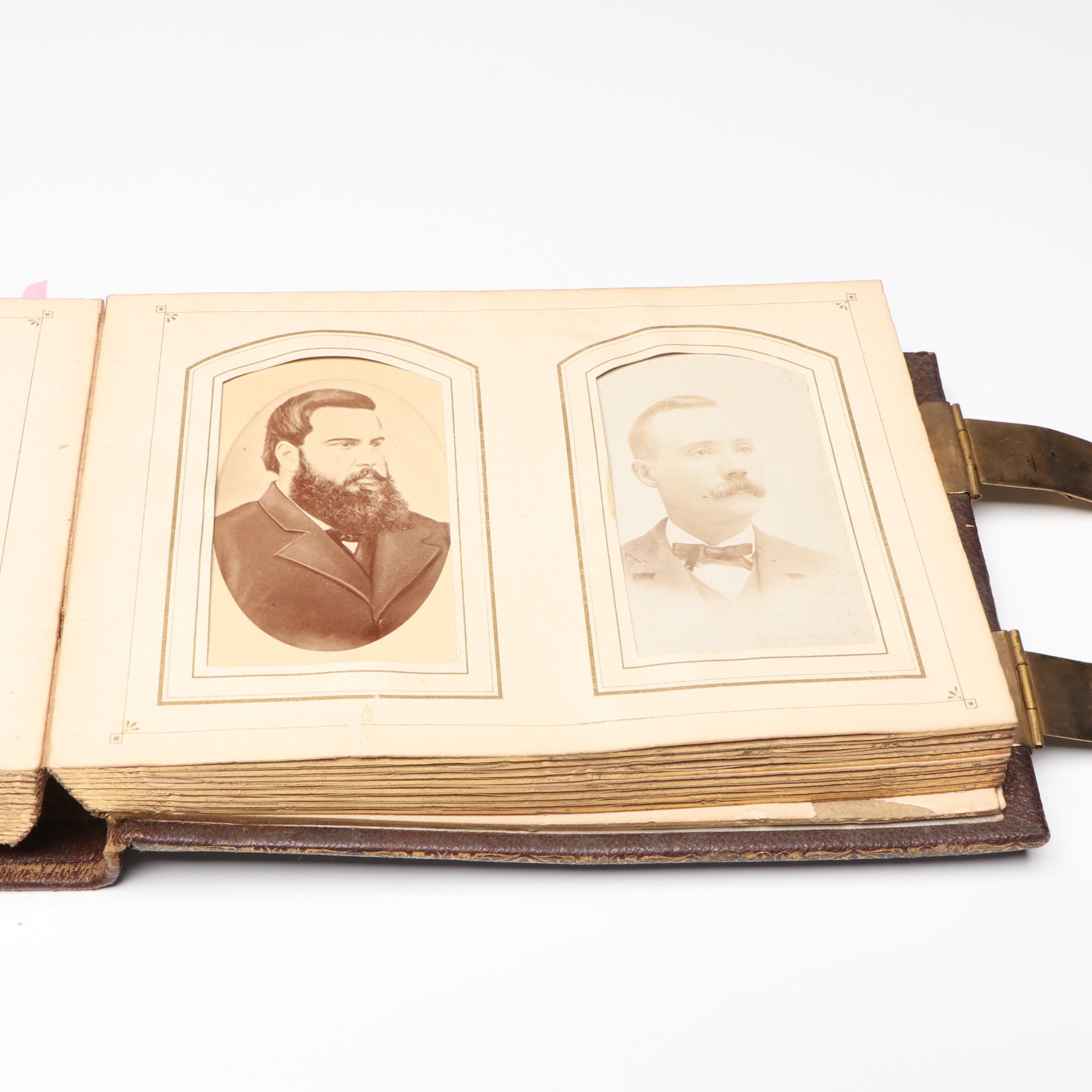 Carte de Visite with Other Portraits of Men, Women and Children, Mid-19th C.